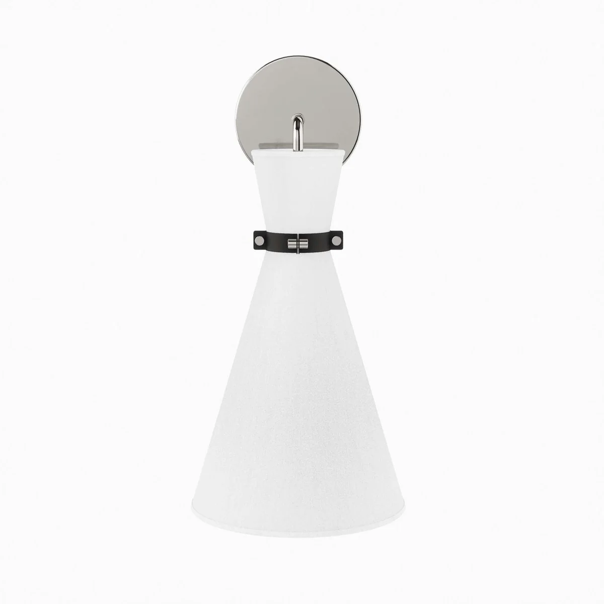 1-Light Hourglass Fabric Wall Sconce with Fabric Shade and Modern Hourglass Design - Image 16