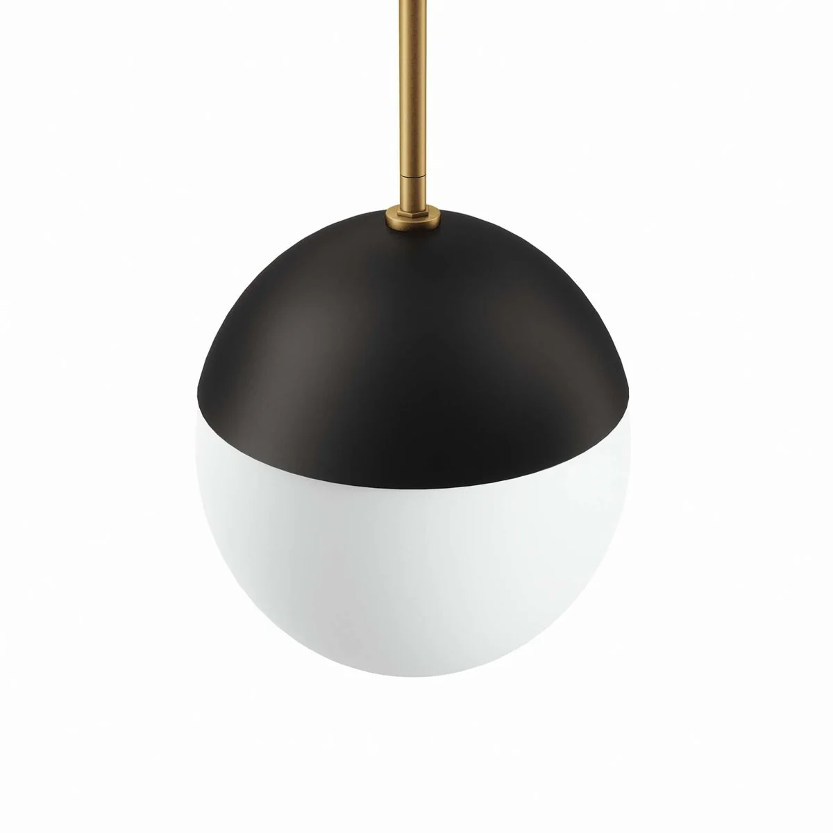 1-Light Opal Glass Pendant Lamp — Modern Minimalist Ceiling Light Fixture - Image 7