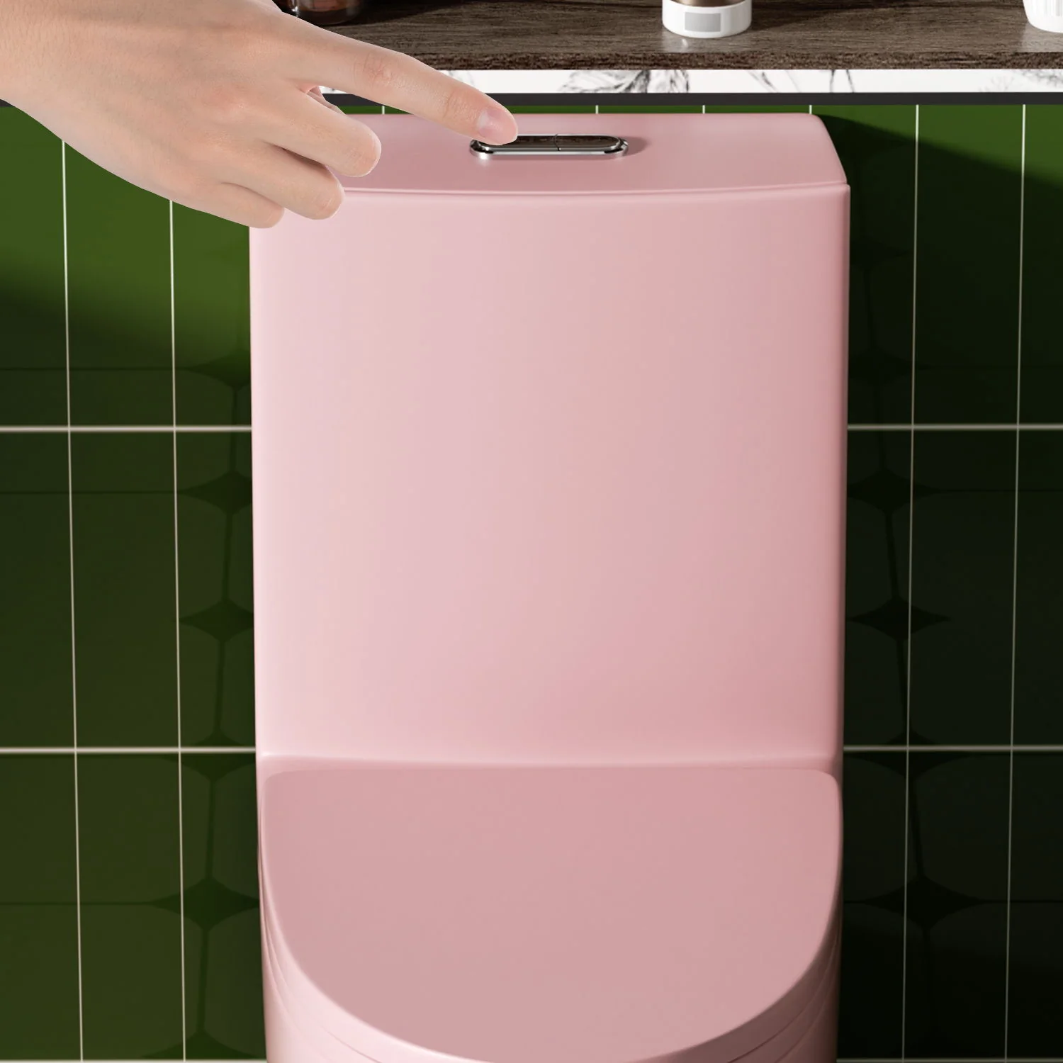 1 Piece Toilet With Tornado Flush, Dual Flush, And ADA Height Comfort Chair - Image 24