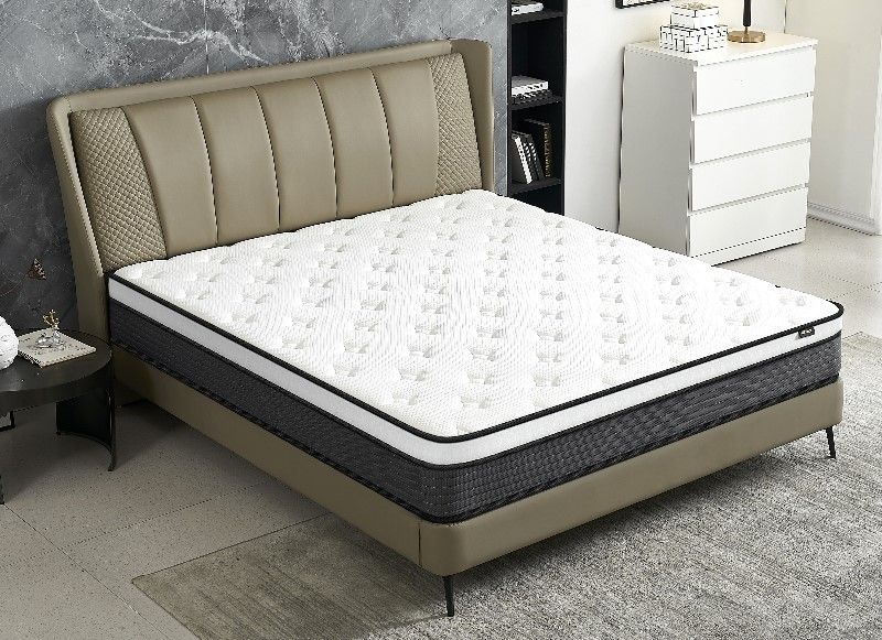 10" Hybrid Pillow Top Mattress A Box With Breathable And Hypoallergenic Design, Medium Firm For Lumbar Support - Image 4