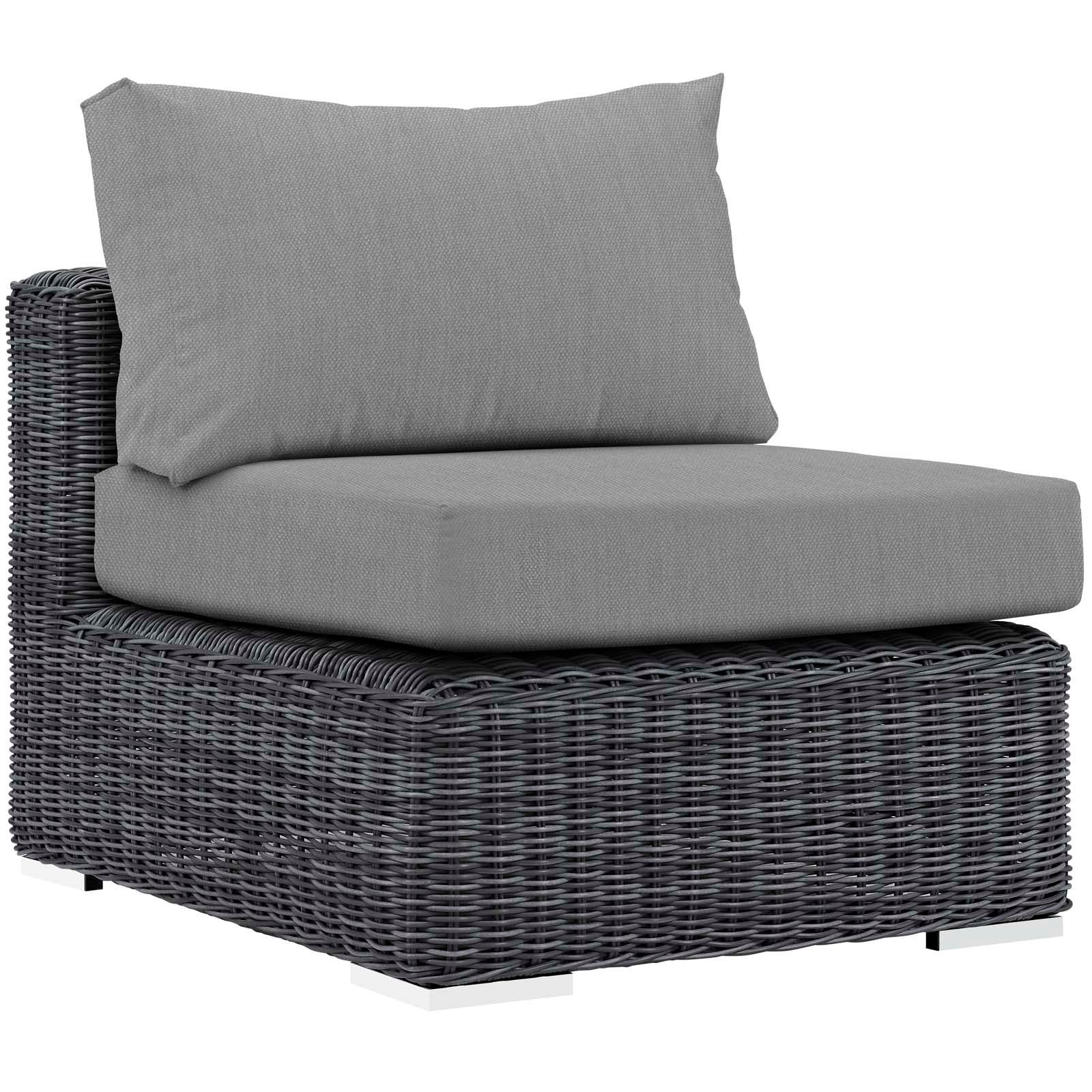 10-Piece Outdoor Sunbrella Fabric Patio Sectional Set - Image 11
