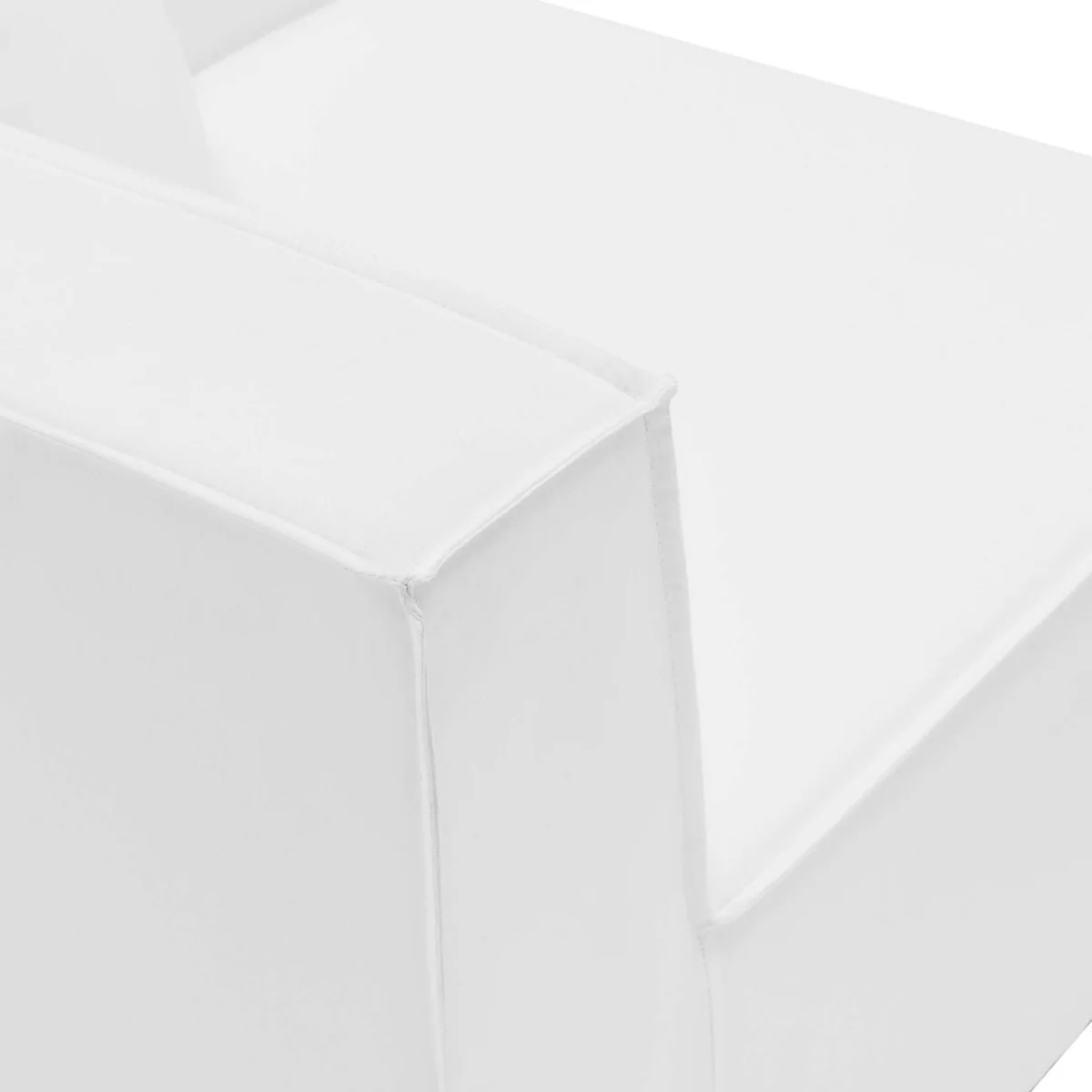 10-Piece Outdoor Upholstered Aluminum Sectional Sofa Modular Patio Seating Set - Image 11
