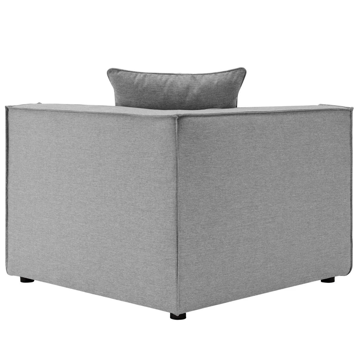 10-Piece Outdoor Upholstered Aluminum Sectional Sofa Modular Patio Seating Set - Image 33