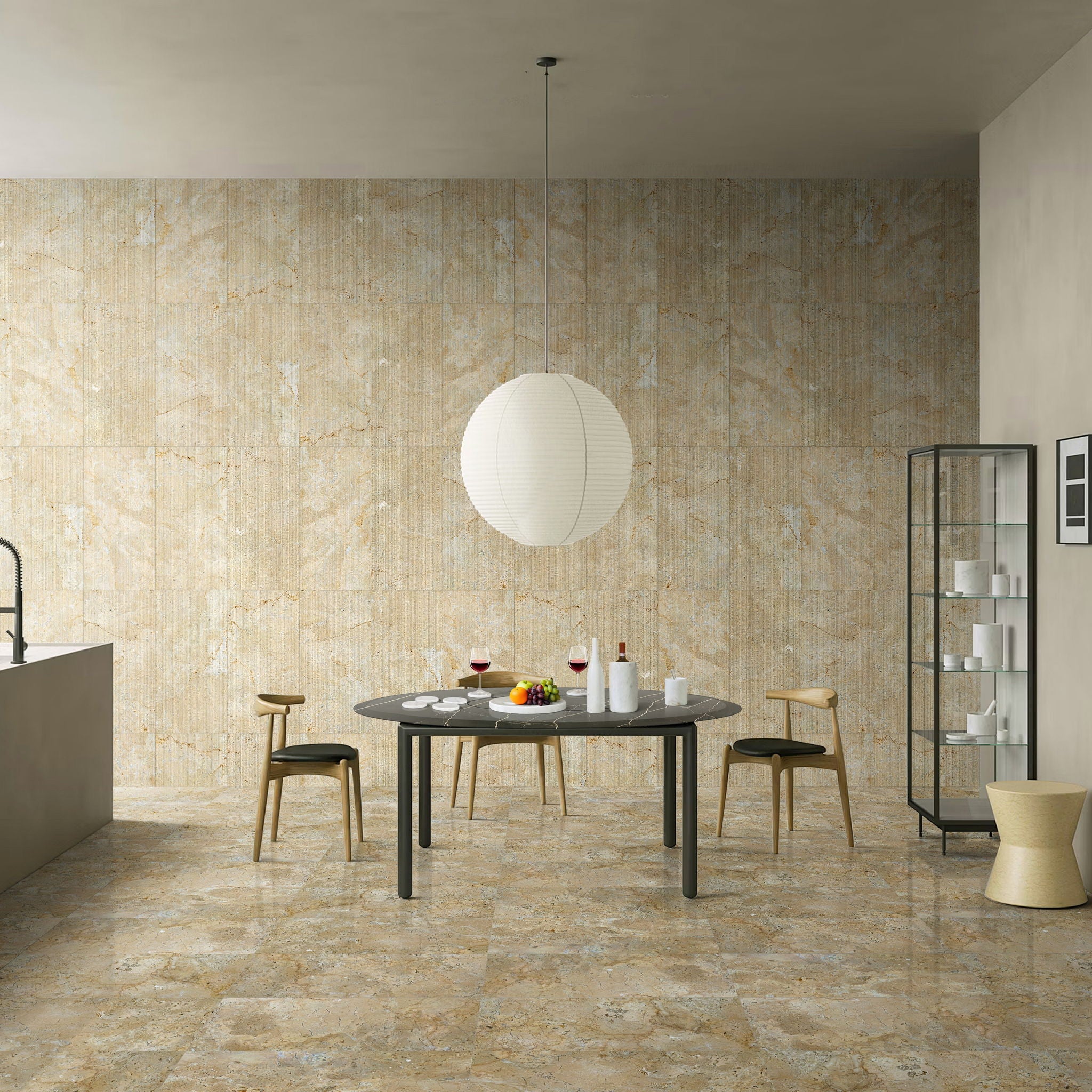 10 Pieces Luxury Natural Marble Dining Room Accessories Set - Image 14