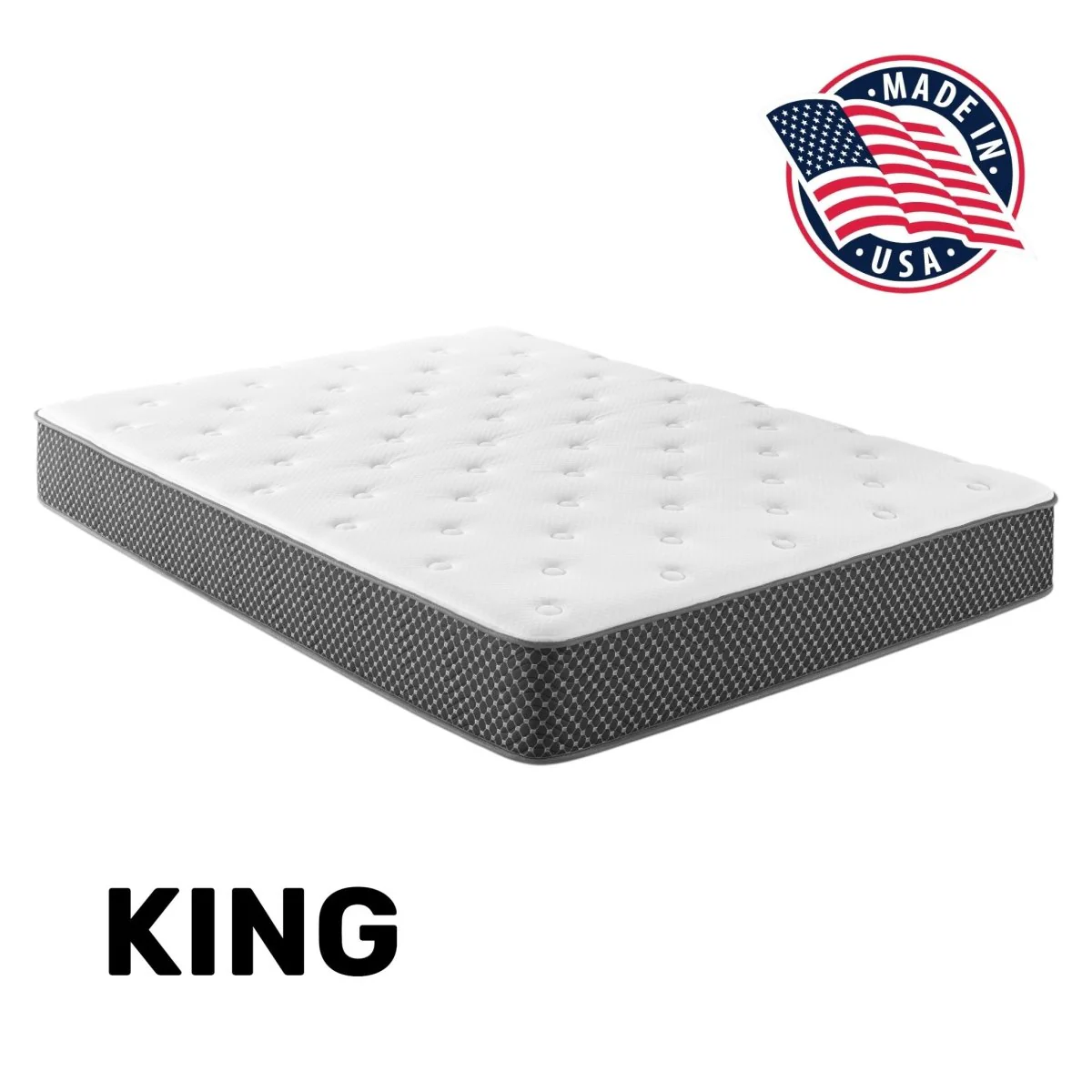 10” Quilted Foam Mattress – Breathable Quilted Top with Layered Foam Support