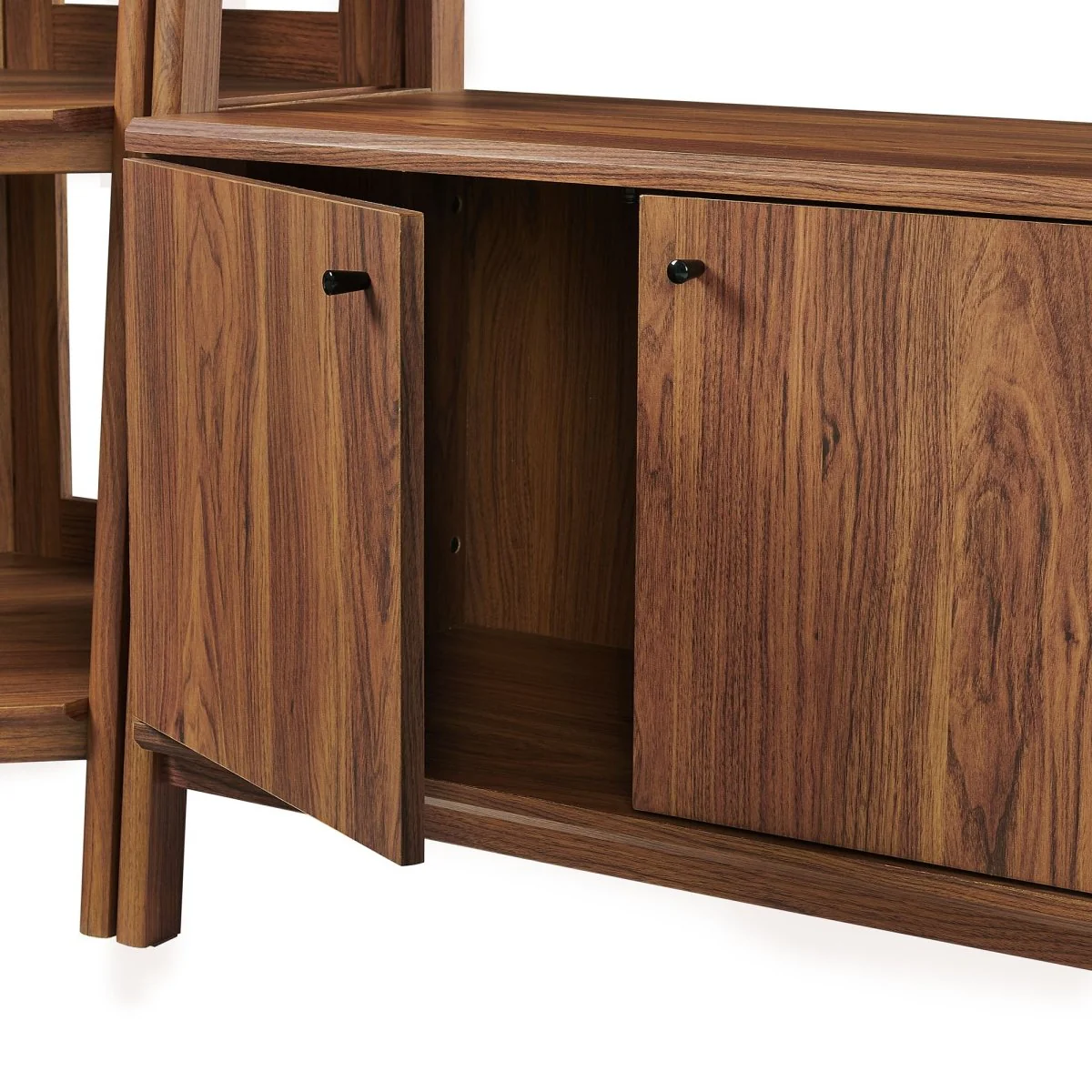 100" 3-Piece Wood Corner Bookshelf Set with Extra Wide Units - Image 13