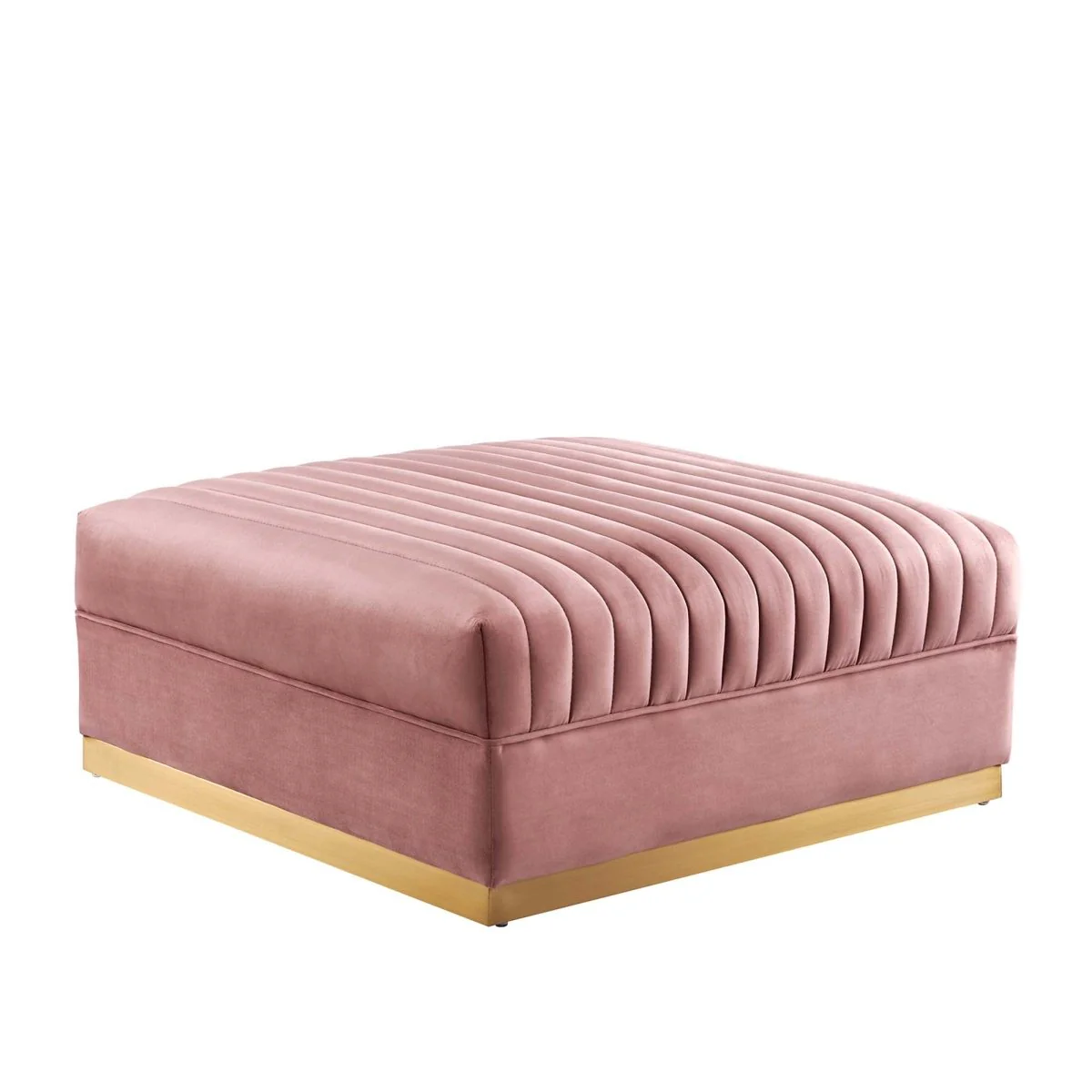 118 Inch Channel Tufted Performance Velvet 4-Piece Modular Sectional - Image 6
