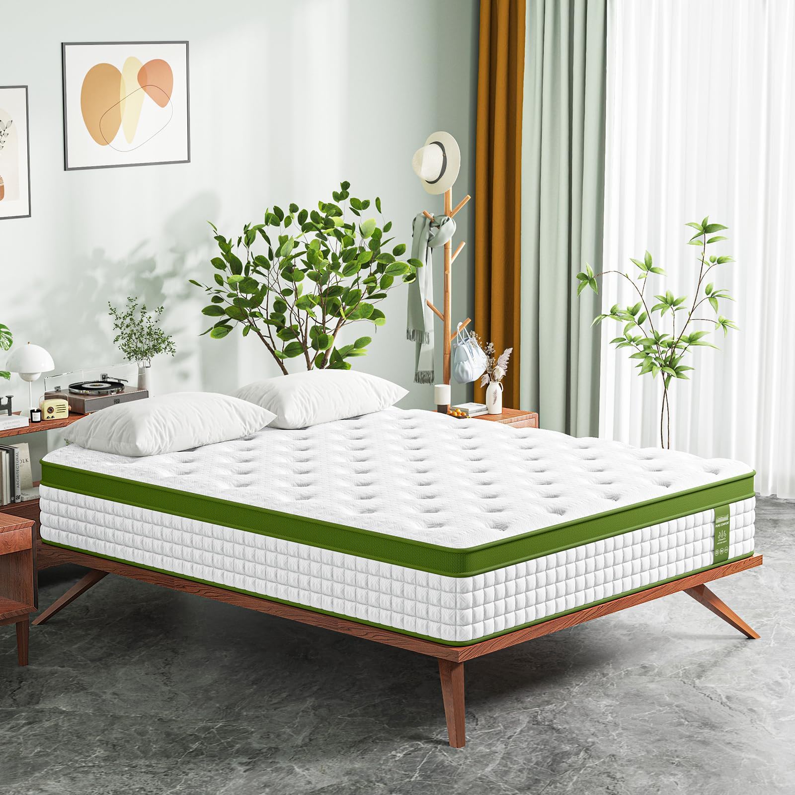12" Hybrid Mattress With Gel Memory Foam & Pocket Springs - Image 8