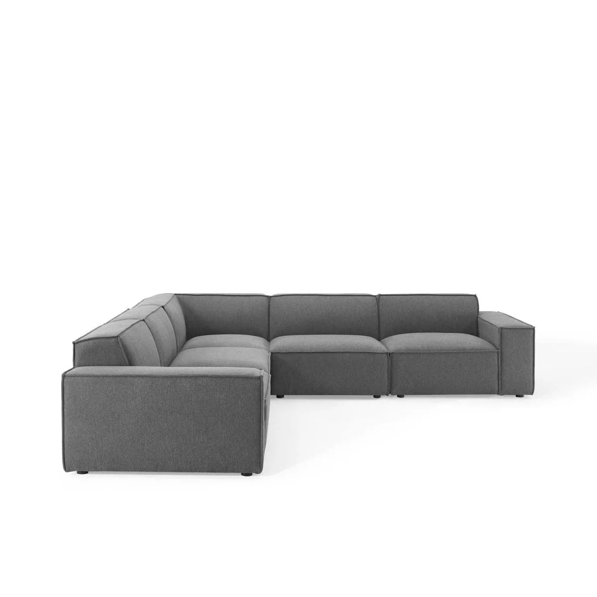 122.5 Inch Restore Upholstered Fabric 5-Piece Sectional Sofa - Image 6