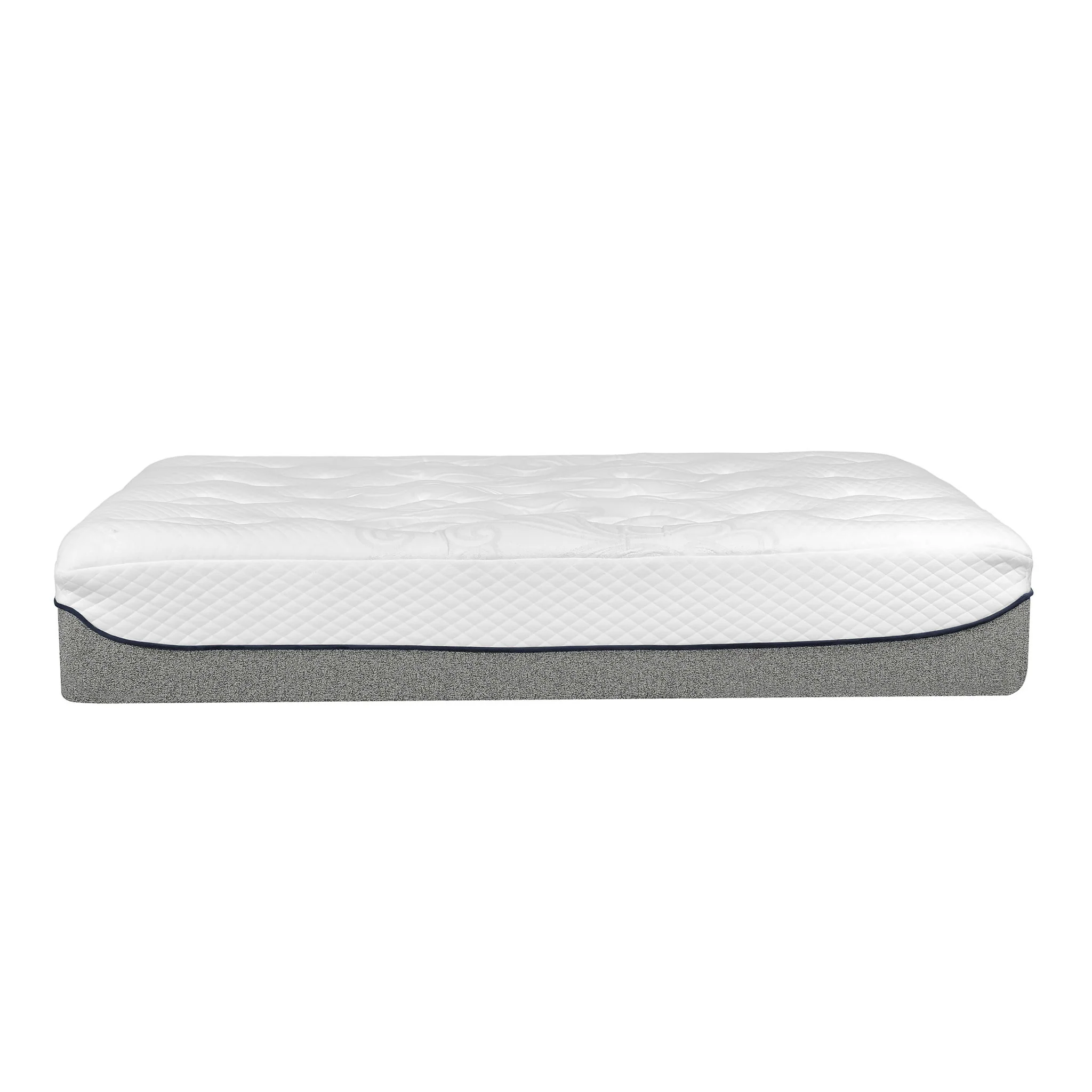 13" Ultra Plush Gel Memory Foam Mattress For Bed With Double Layered Jacquard Cover - Gray / White - King - Image 3