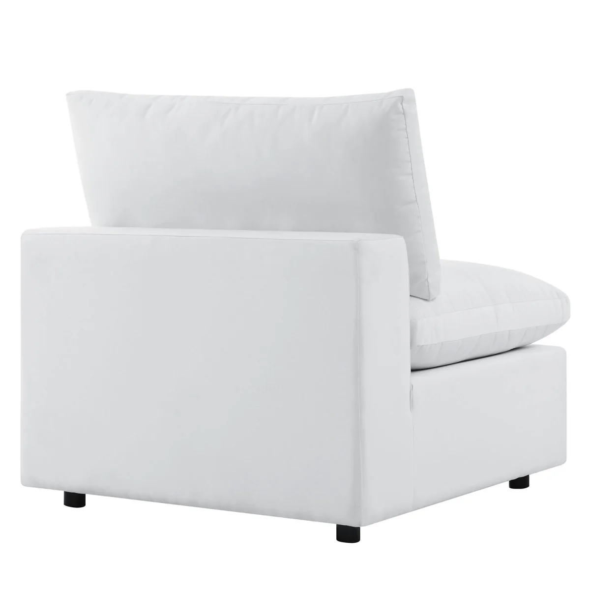 144" 7-Piece White Outdoor Patio Sectional Sofa – Aluminum Frame with Sunbrella Fabric - Image 8