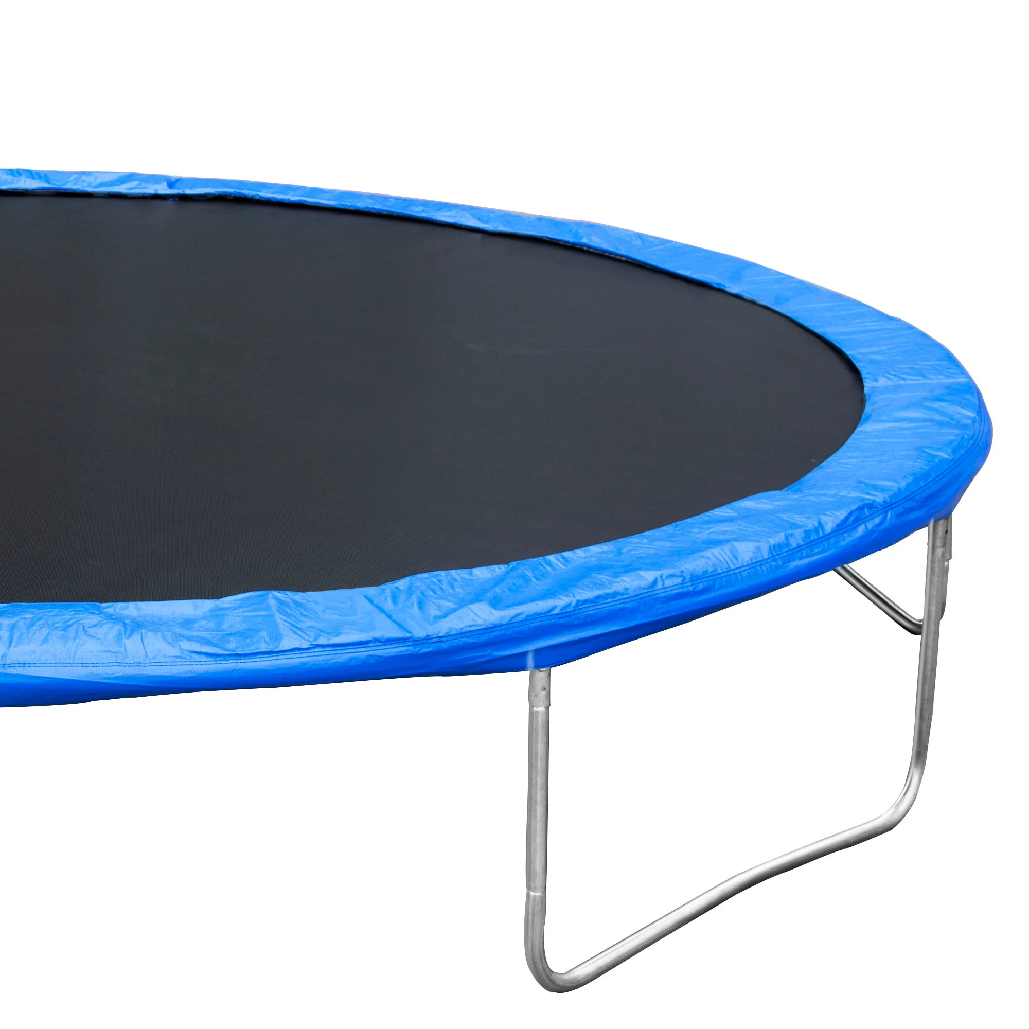 14Ft Trampoline For Adults & Kids With Basketball Hoop, Outdoor Trampolines With Ladder And Safety Enclosure Net For Kids And Adults - Blue - Image 5