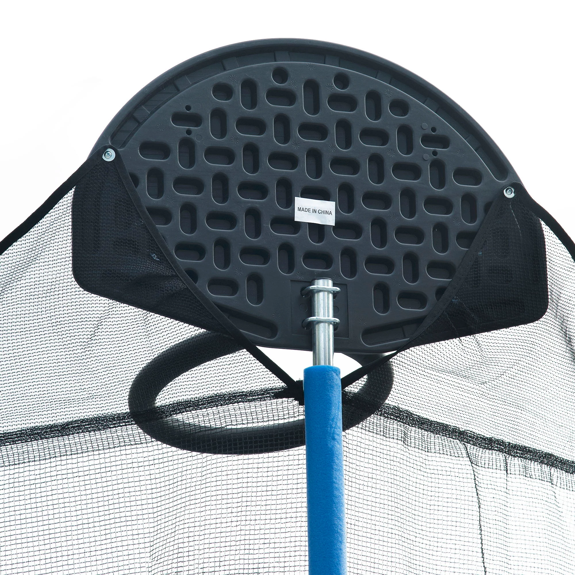 14Ft Trampoline For Adults & Kids With Basketball Hoop, Outdoor Trampolines With Ladder And Safety Enclosure Net For Kids And Adults - Blue - Image 7