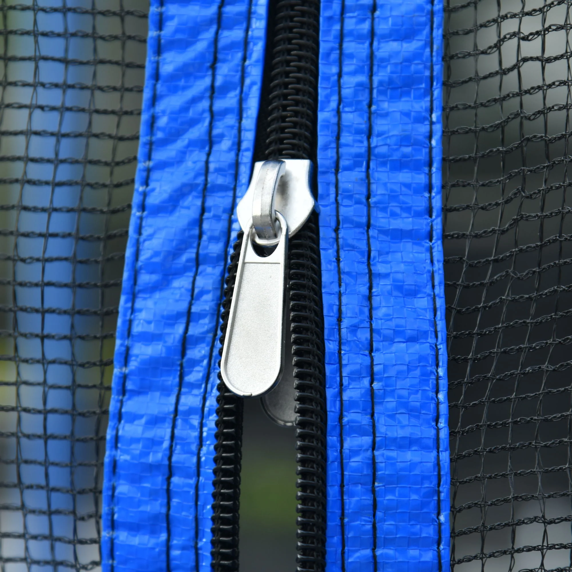 14Ft Trampoline For Adults & Kids With Basketball Hoop, Outdoor Trampolines With Ladder And Safety Enclosure Net For Kids And Adults - Blue - Image 9