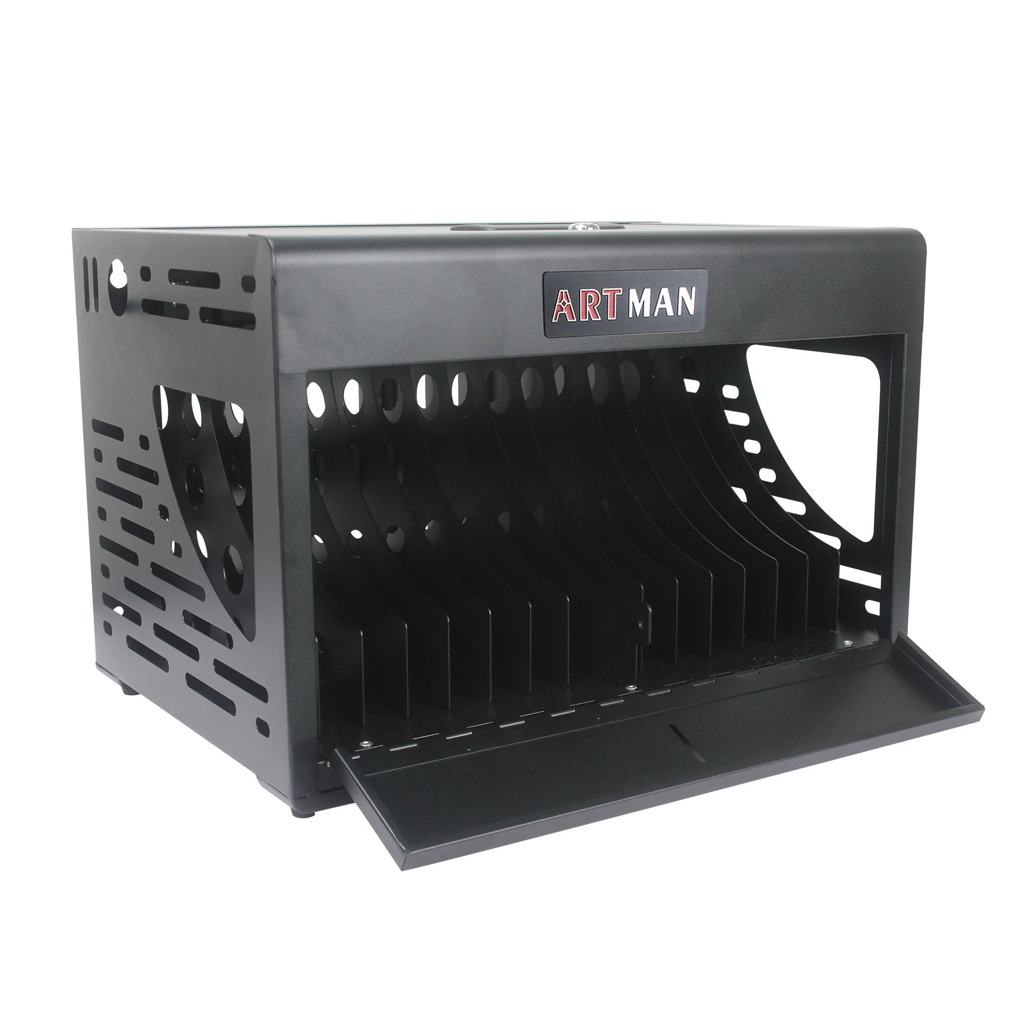 16 Bay Charging Cabinet For Laptop book, Locking Charging Station - Image 5