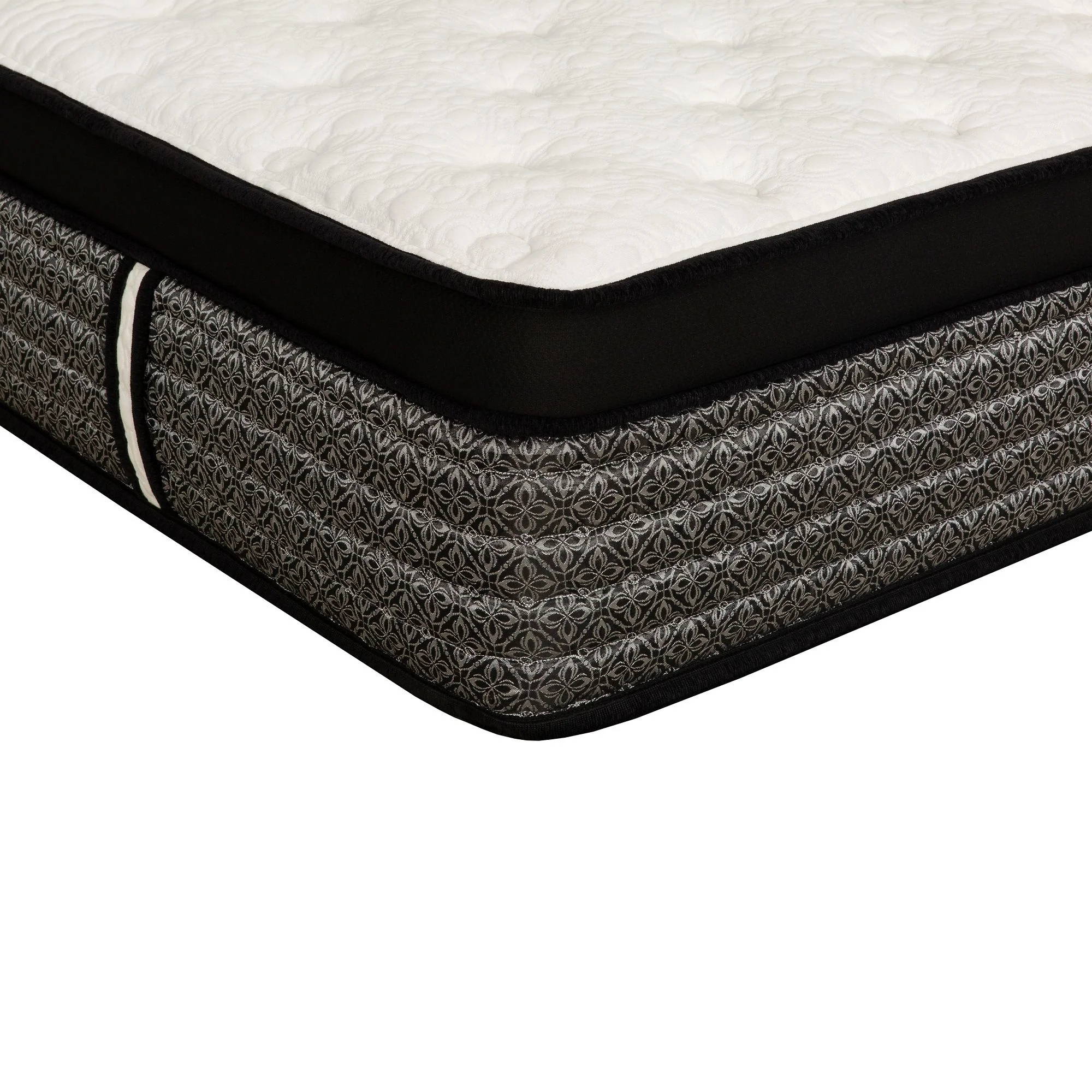 16" Premium Hybrid Mattress In A Box Plush Gel Memory Foam Top With Cooling Technology - Gray / White - Queen - Image 2