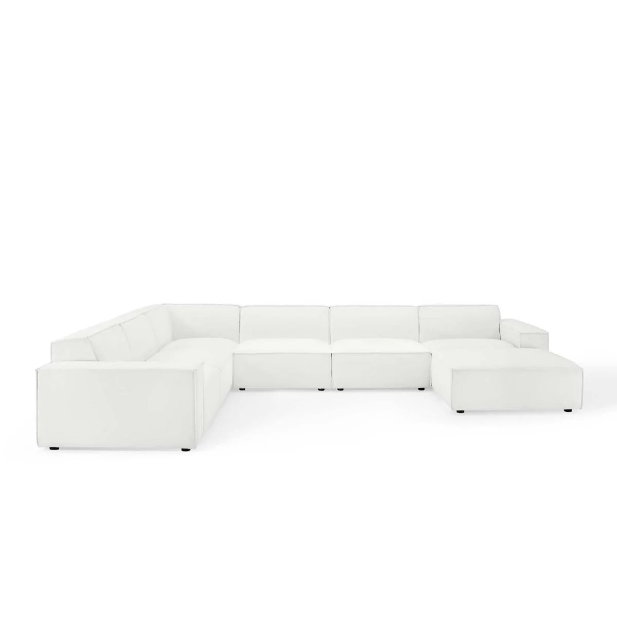 163 Inch Restore Upholstered Fabric 7-Piece Sectional Sofa - Image 9