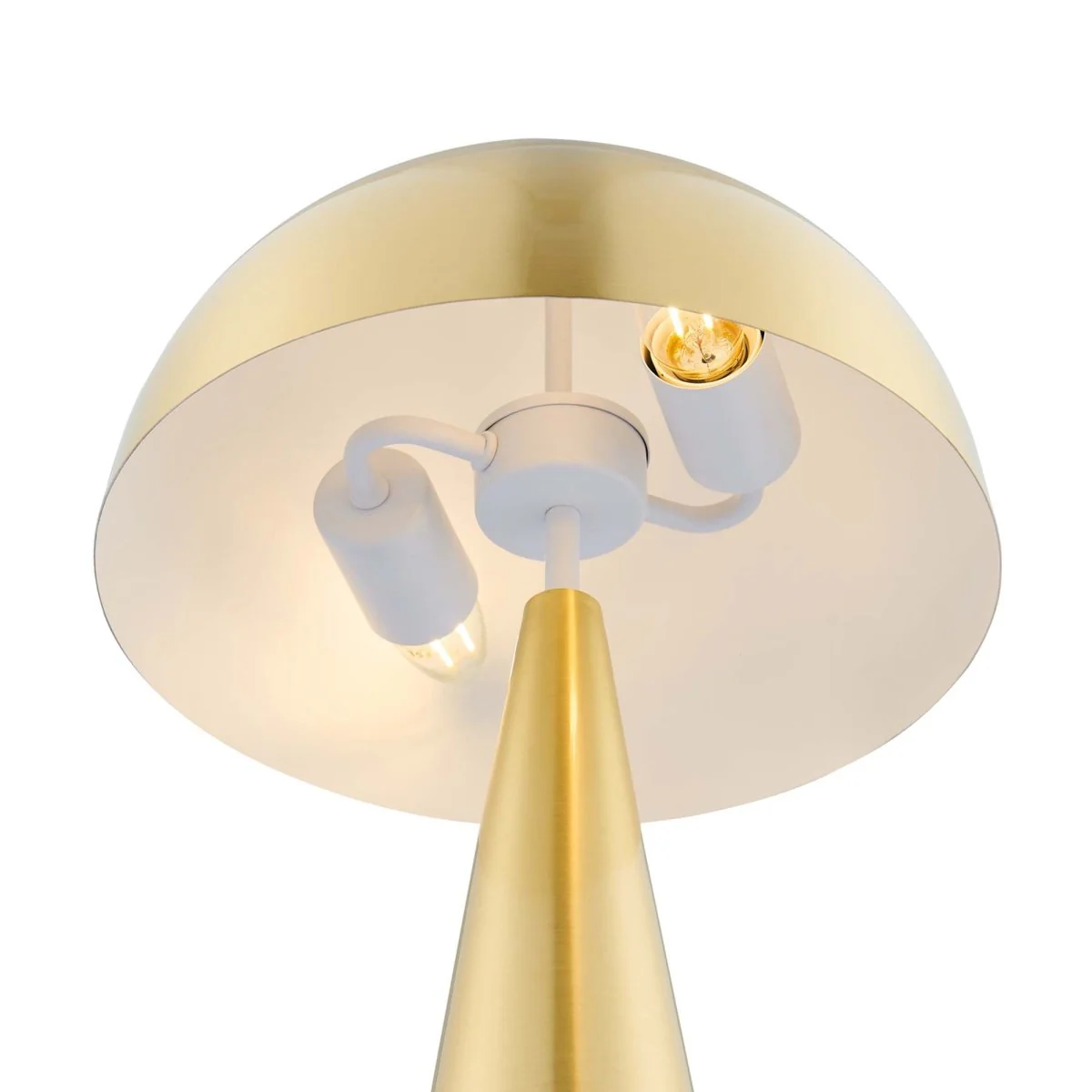18" Two-Light Metal Table Lamp for Living Room, Bedside and Desk Lighting - Image 16