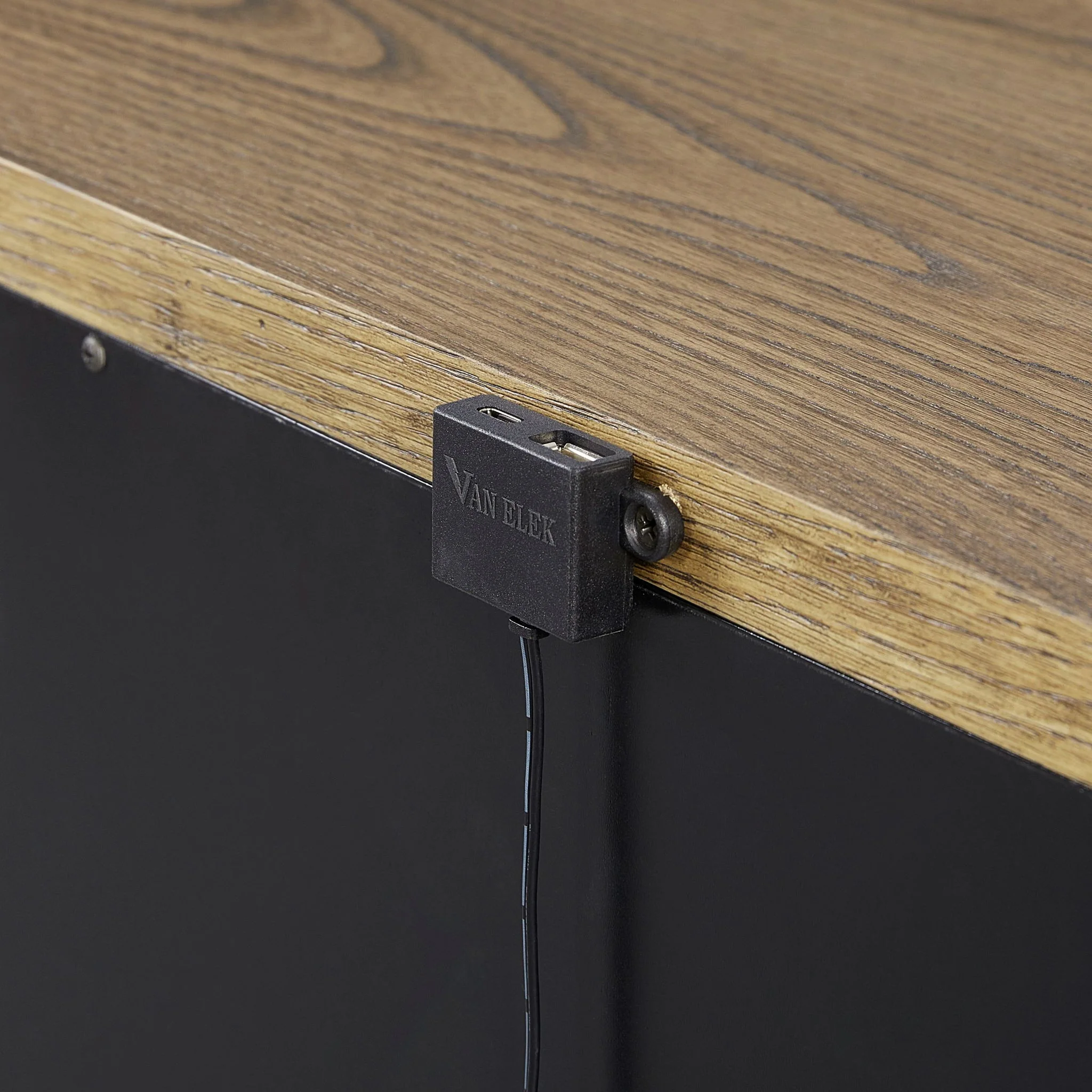 2 Drawer Nightstand With USB - Latte - Image 4