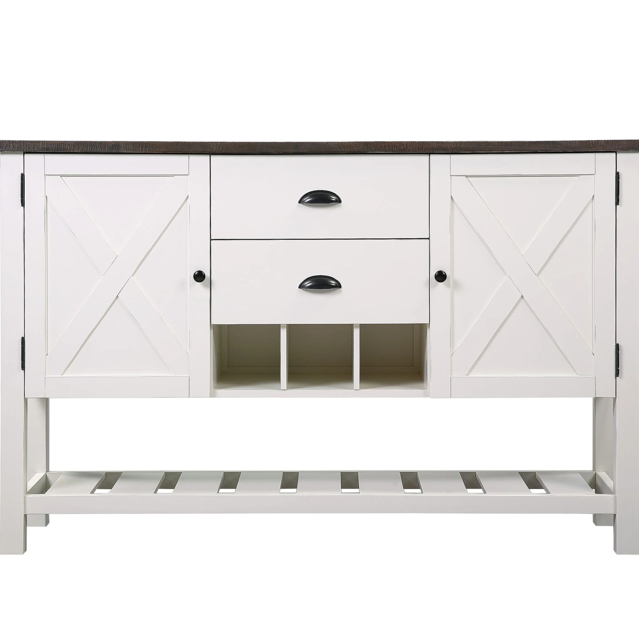 2 Drawer Server - Brown - Image 4