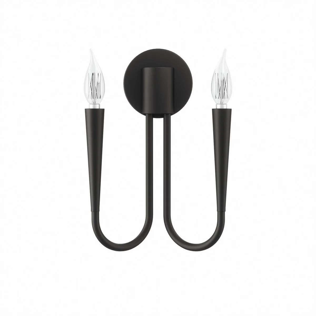 2-Light Double Arm Wall Sconce — Decorative Wall Lighting Fixture for Hallway, Bathroom - Image 17