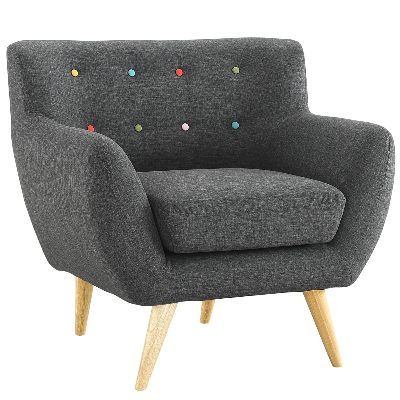 2 Piece 109" Organically Shaped Upholstered Living Room Set - Image 2