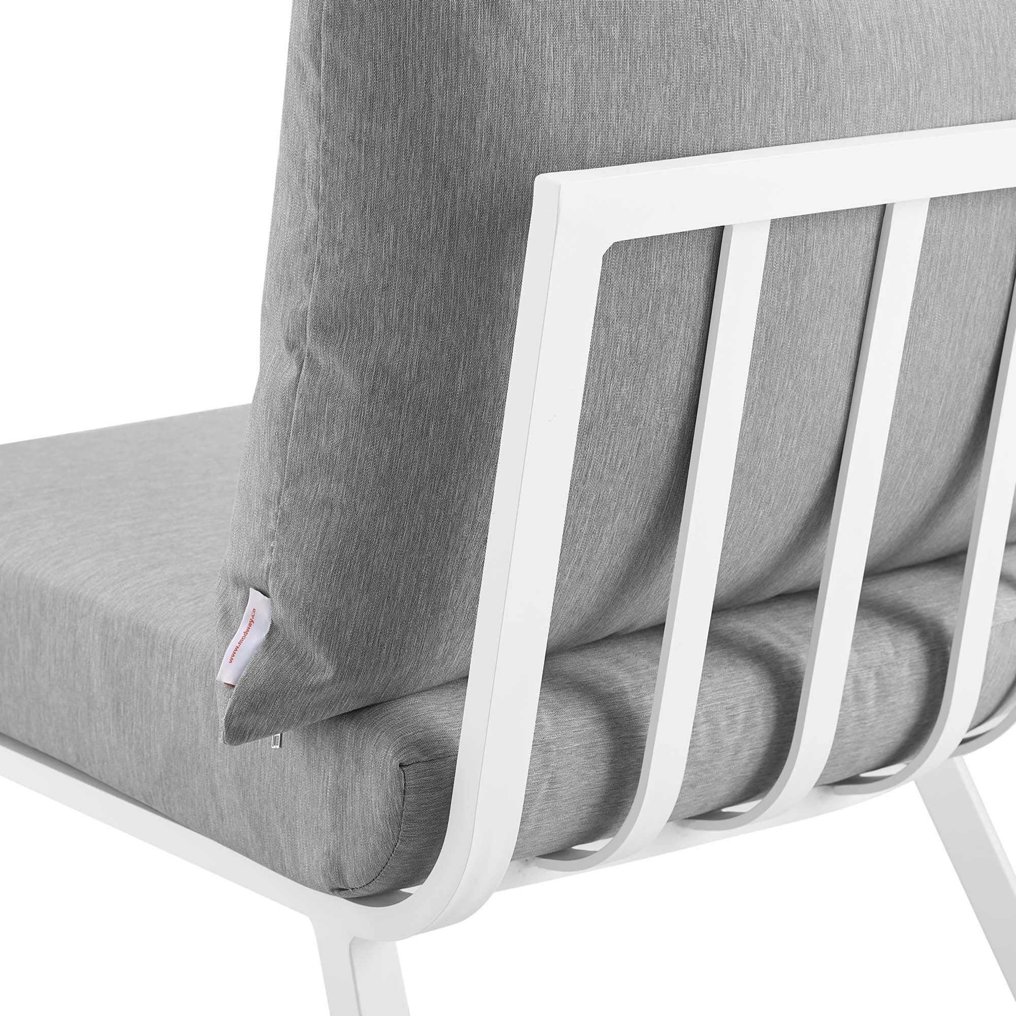 2-Piece Aluminum Patio Loveseat with Cushions, Weather-Resistant Outdoor Seating Set - Image 21
