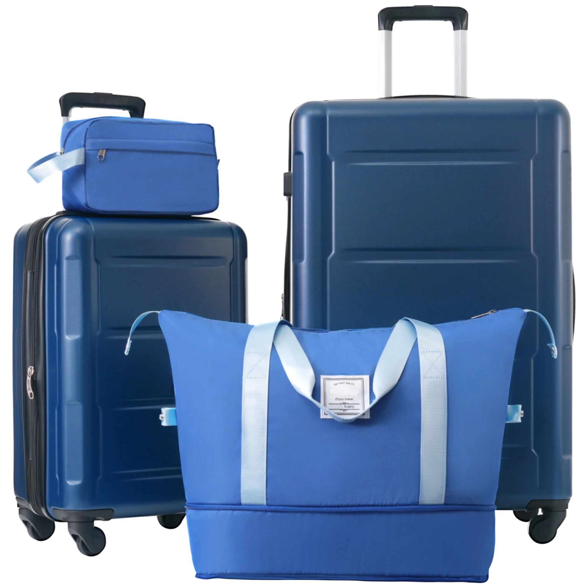 2 Piece Luggage Set With Bags Expanable Spinner Wheels ABS Lightweight Suitcase With Tsa Lock 20" / 28" - Image 2