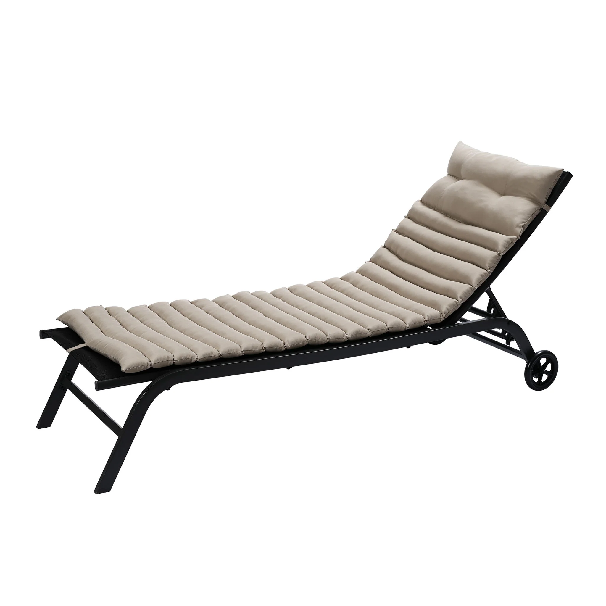 2 Piece Outdoor Chaise Lounge Chair Cushion Set - Image 9