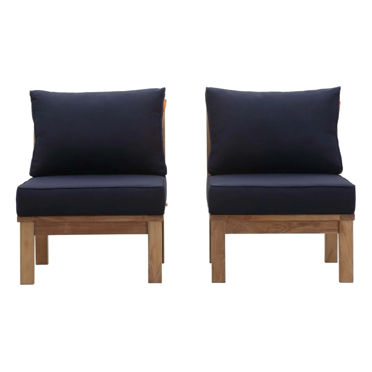 2-Piece Outdoor Teak Patio Seating Set - Image 5