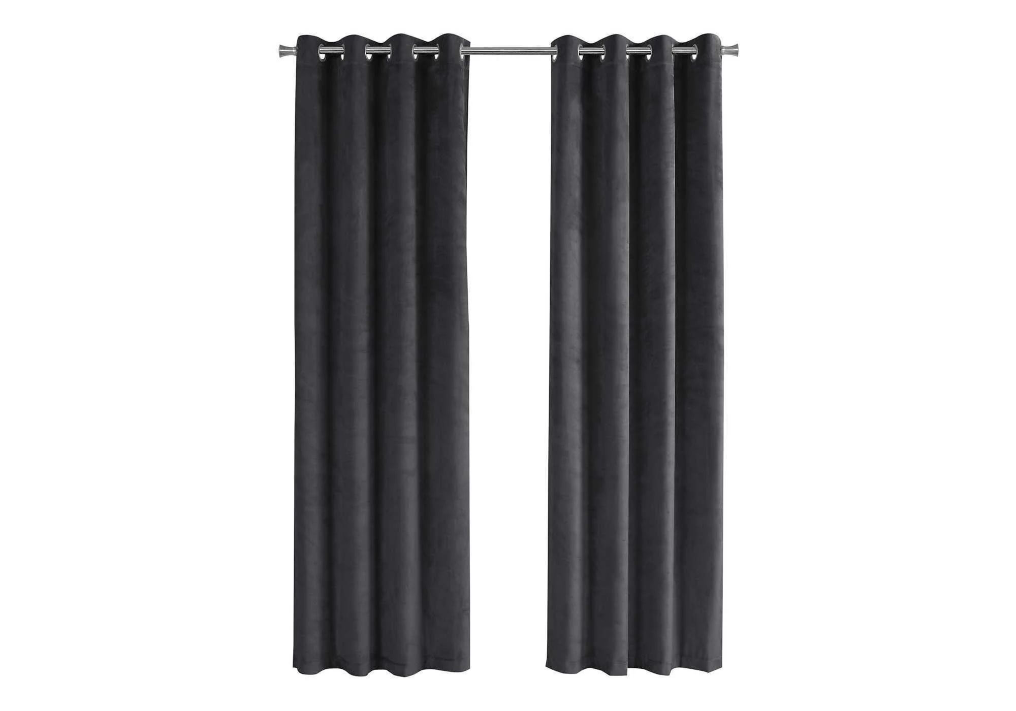 2 Pieces Set, Curtain Panel, Room Darkening, Grommet, Contemporary & Modern - Image 3