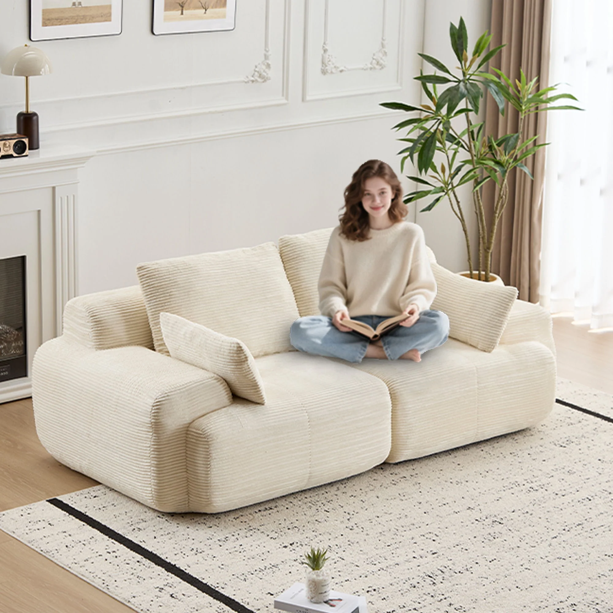 2 Seater Large Sectional Couches For Living Room - Image 9