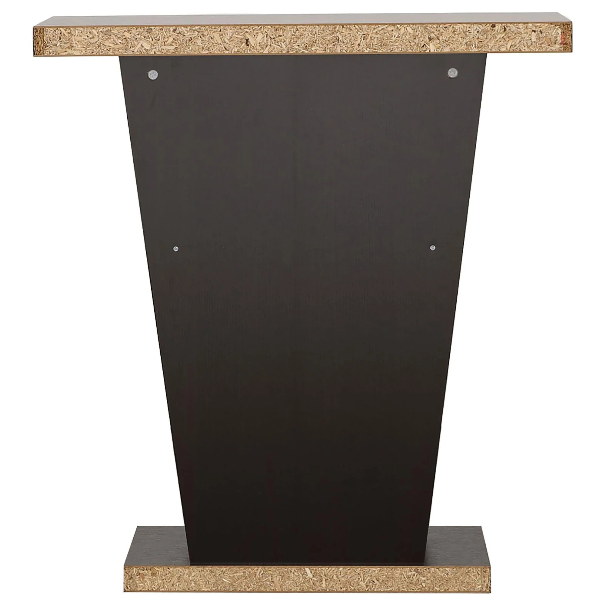2 Shelf Console Table With V Shape Design - Brown - Image 3