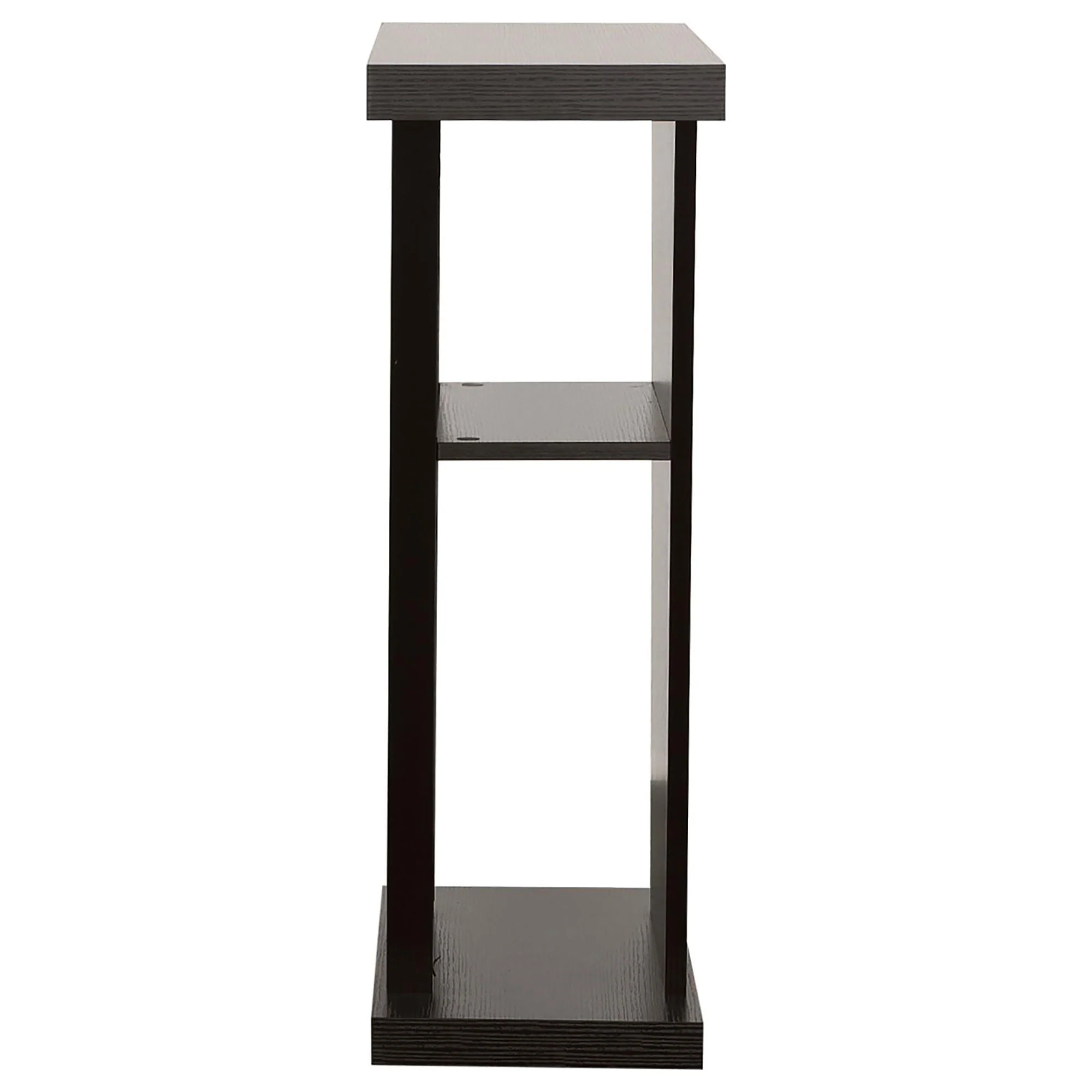 2 Shelf Console Table With V Shape Design - Brown - Image 8