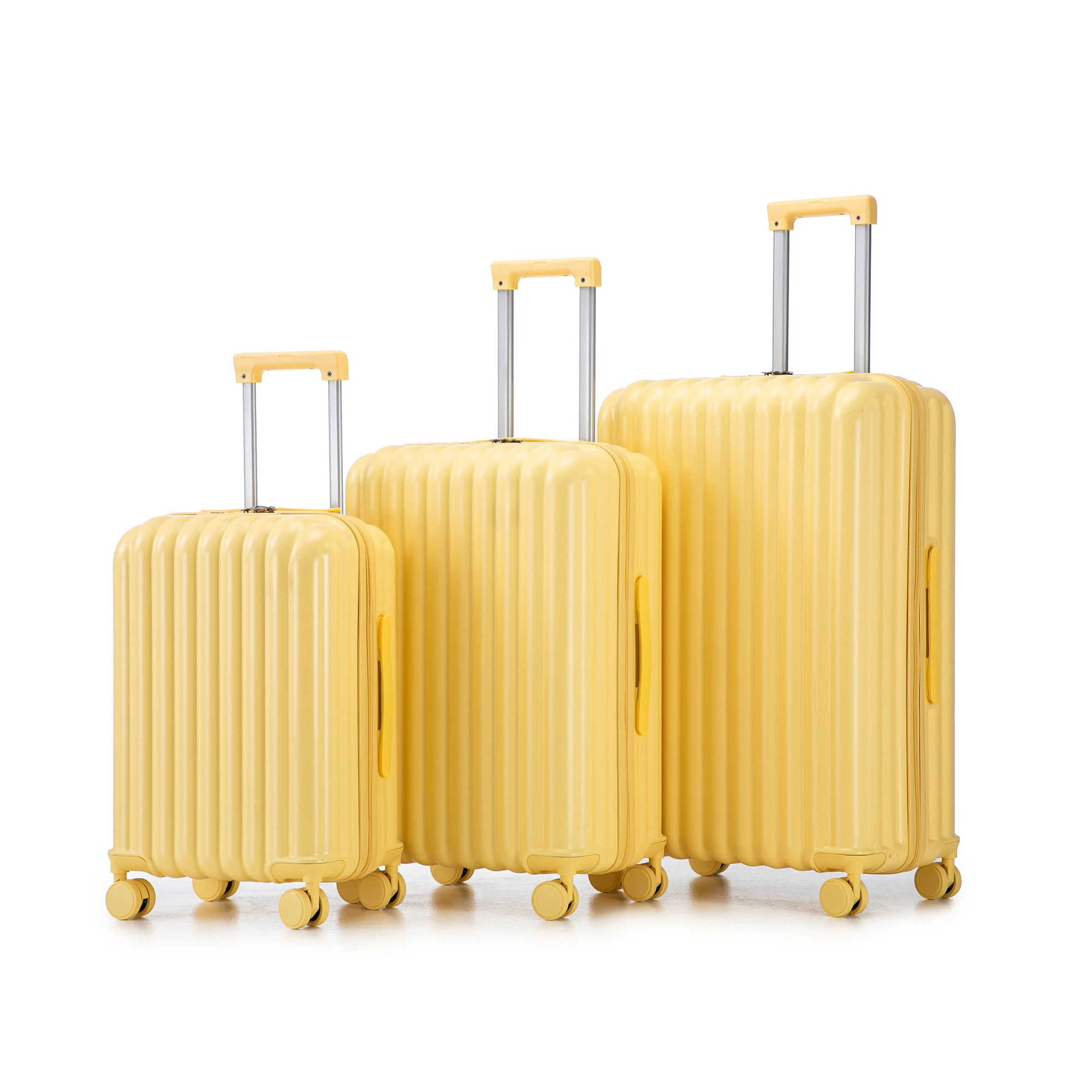 20" / 24" / 28" 3 Pieces / Set Spinner Wheel Luggage, Carry On Suitcase, With Cup Holder & USB Port & Phone Holder - Image 2