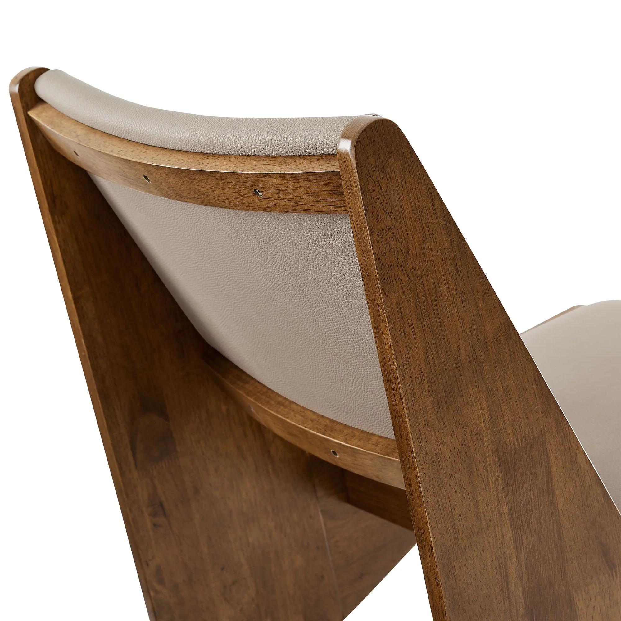 20 Inch Vegan Leather Accent Chairs Set of 2 - Image 7