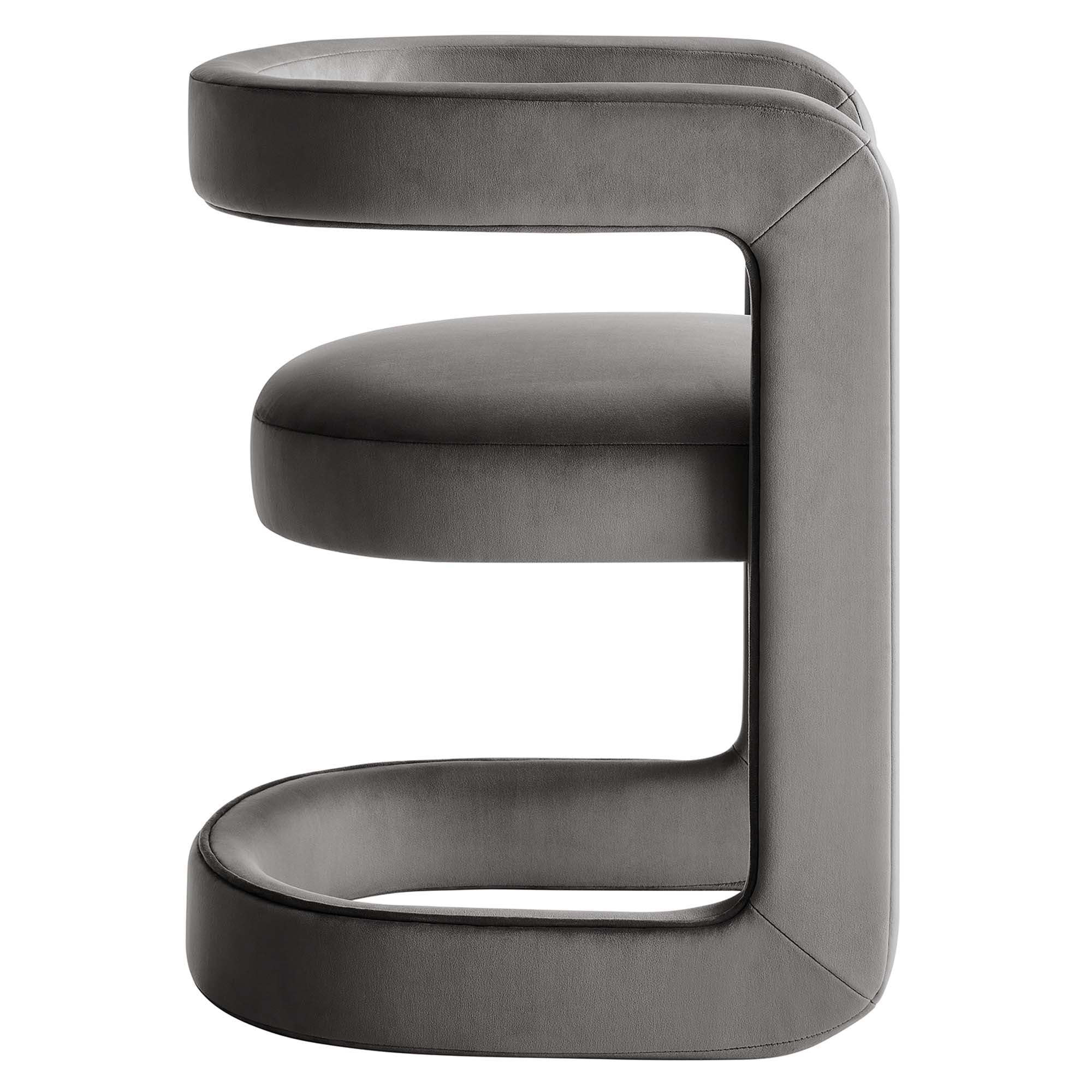 23 Inch Performance Velvet Barrel Accent Chair - Image 38