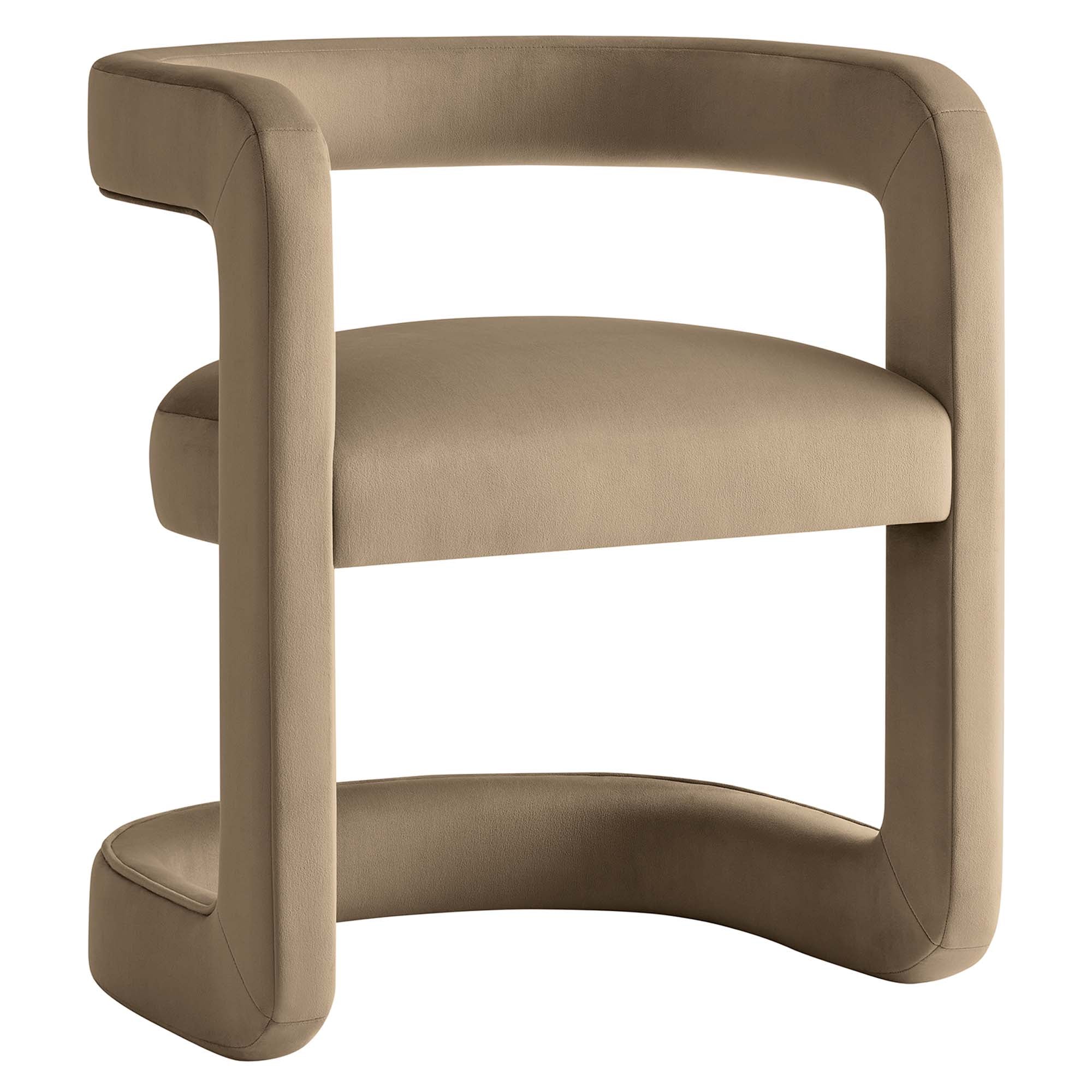 23 Inch Performance Velvet Barrel Accent Chair - Image 41
