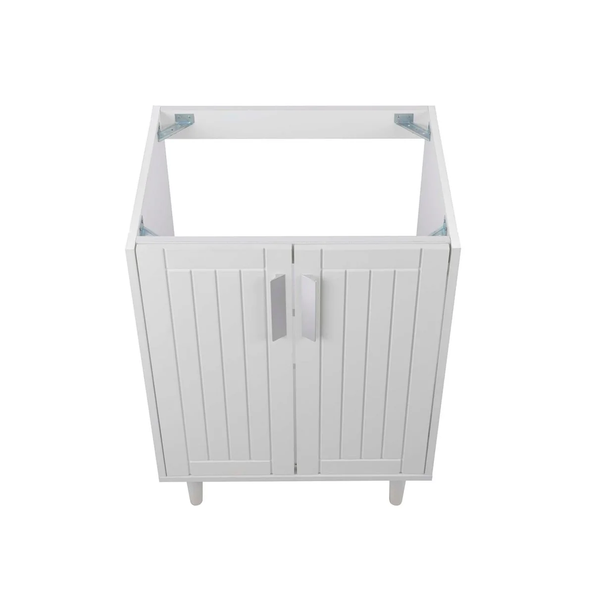 24" Modern Bathroom Vanity Cabinet – Wood MDF Construction with Ample Storage Space - Image 6