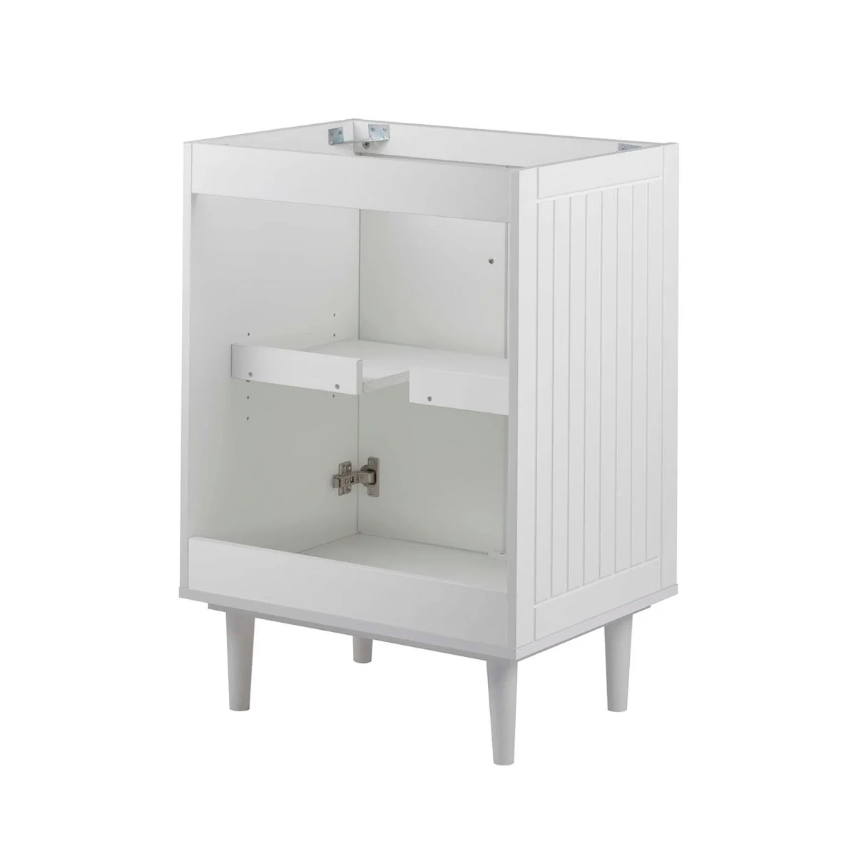 24" Modern Bathroom Vanity Cabinet – Wood MDF Construction with Ample Storage Space - Image 8