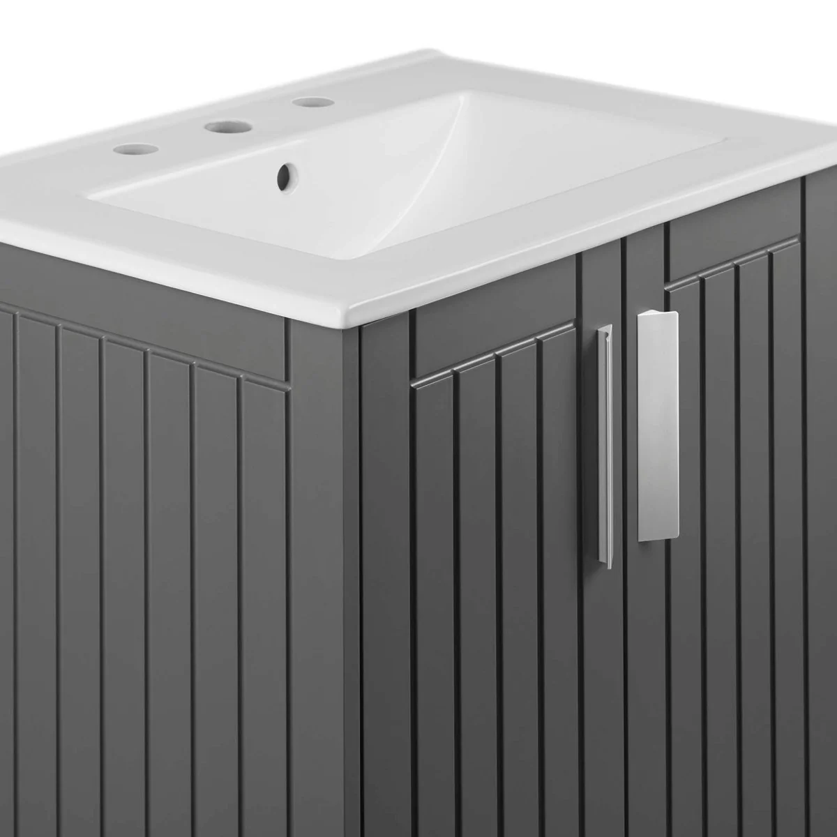 24" Modern Bathroom Vanity with Ceramic Sink, Contemporary Vanity Cabinet for Bathrooms - Image 19