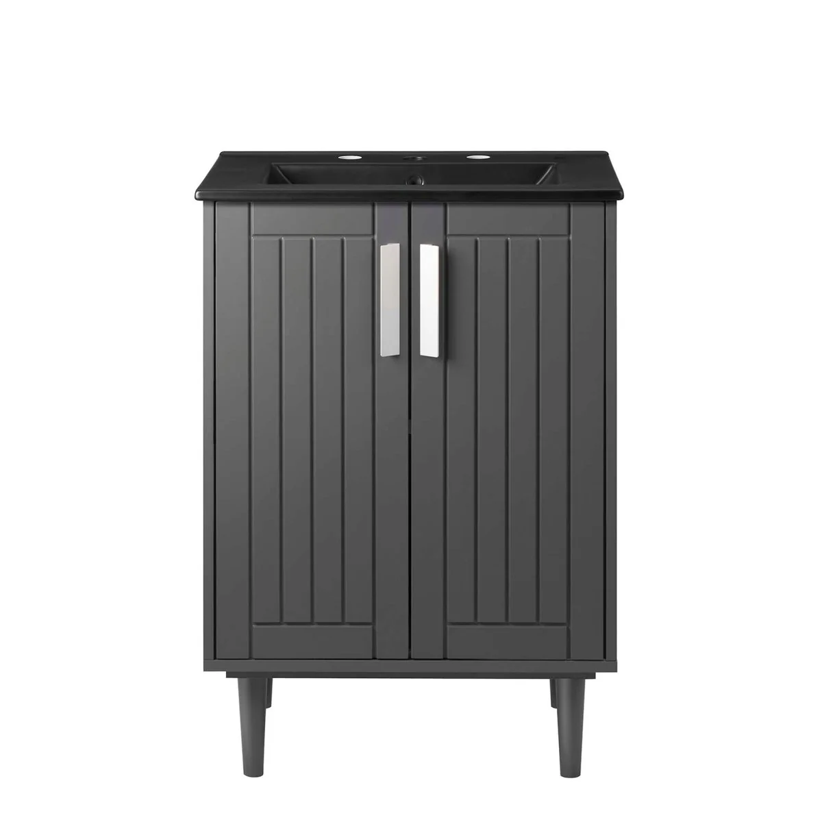 24" Modern Bathroom Vanity with Ceramic Sink, Contemporary Vanity Cabinet for Bathrooms - Image 25