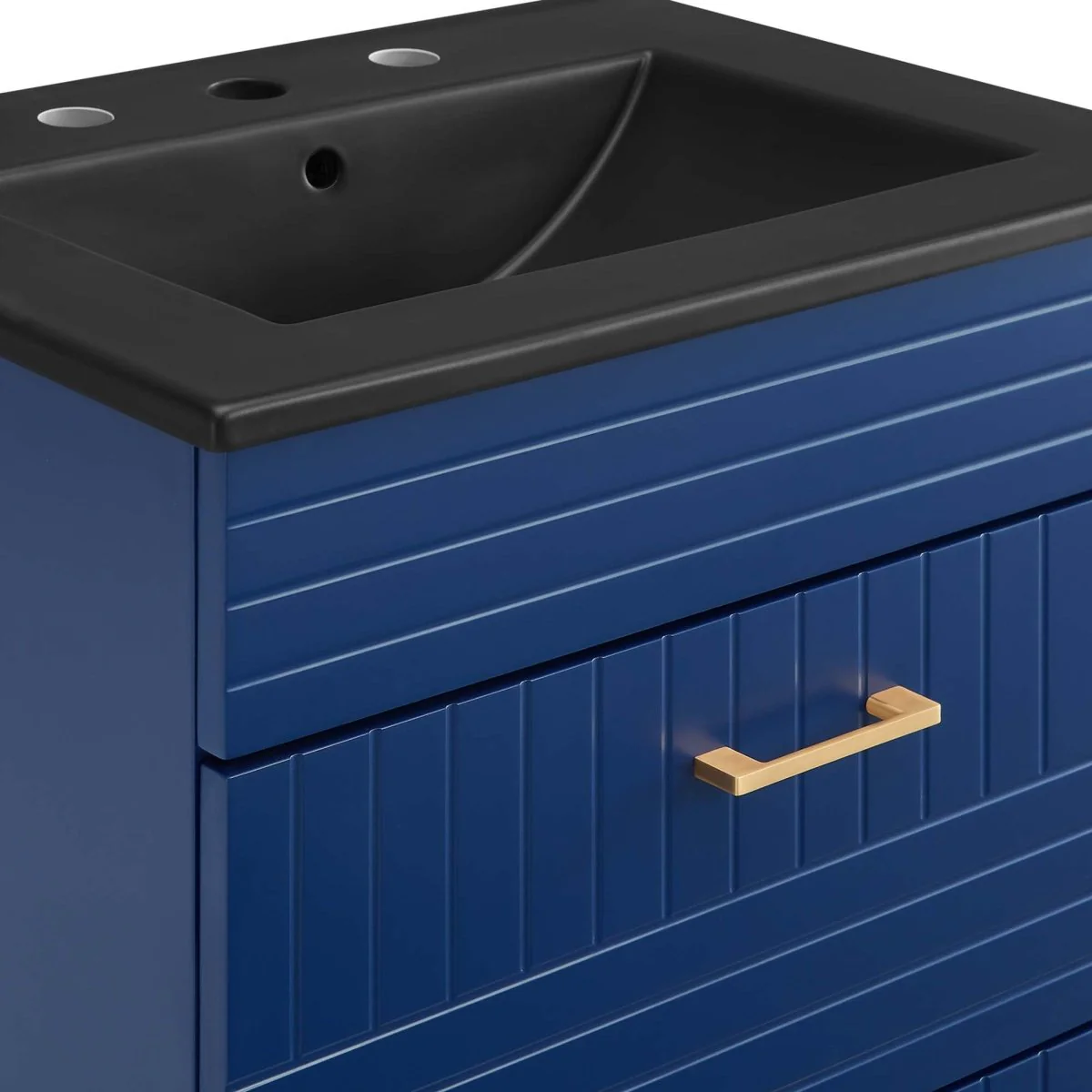 24" Modern Bathroom Vanity with Gold Hardware — Sleek Contemporary Design for Bathrooms - Image 26