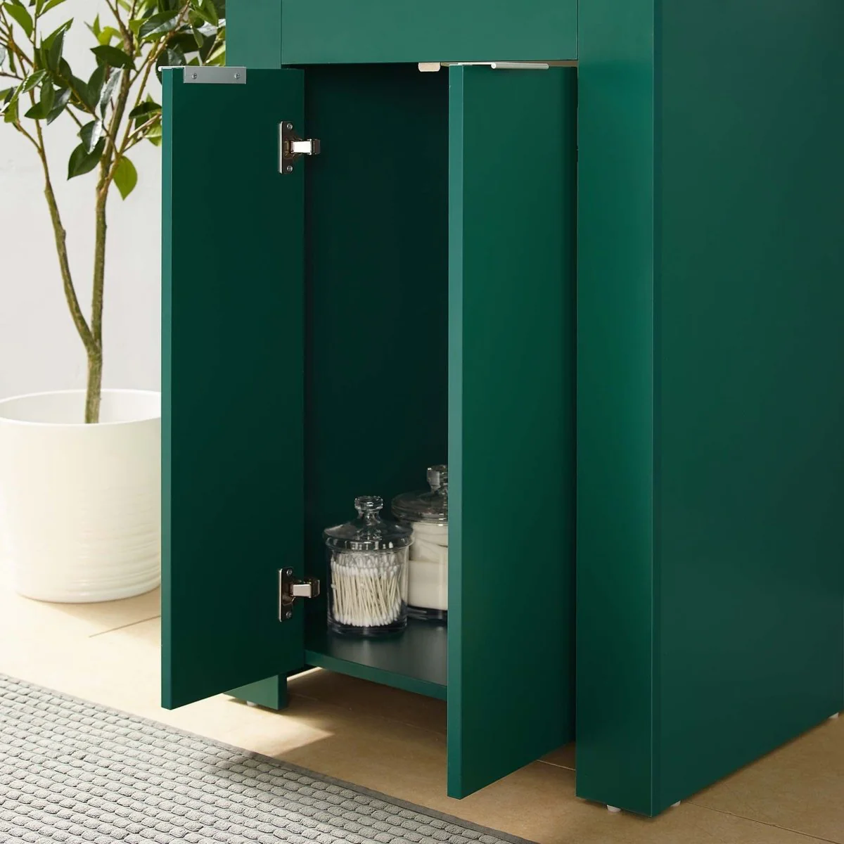 24" Modern Bathroom Vanity with Integrated Sink and Low-Profile Legs, Freestanding - Image 45