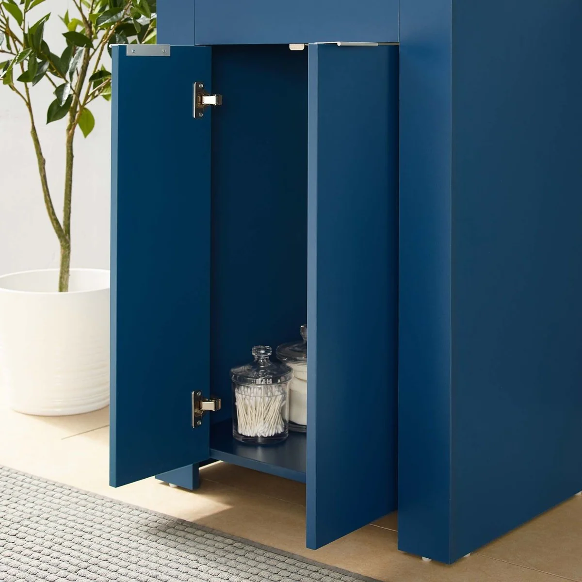 24" Modern Bathroom Vanity with Integrated Sink and Low-Profile Legs, Freestanding - Image 49