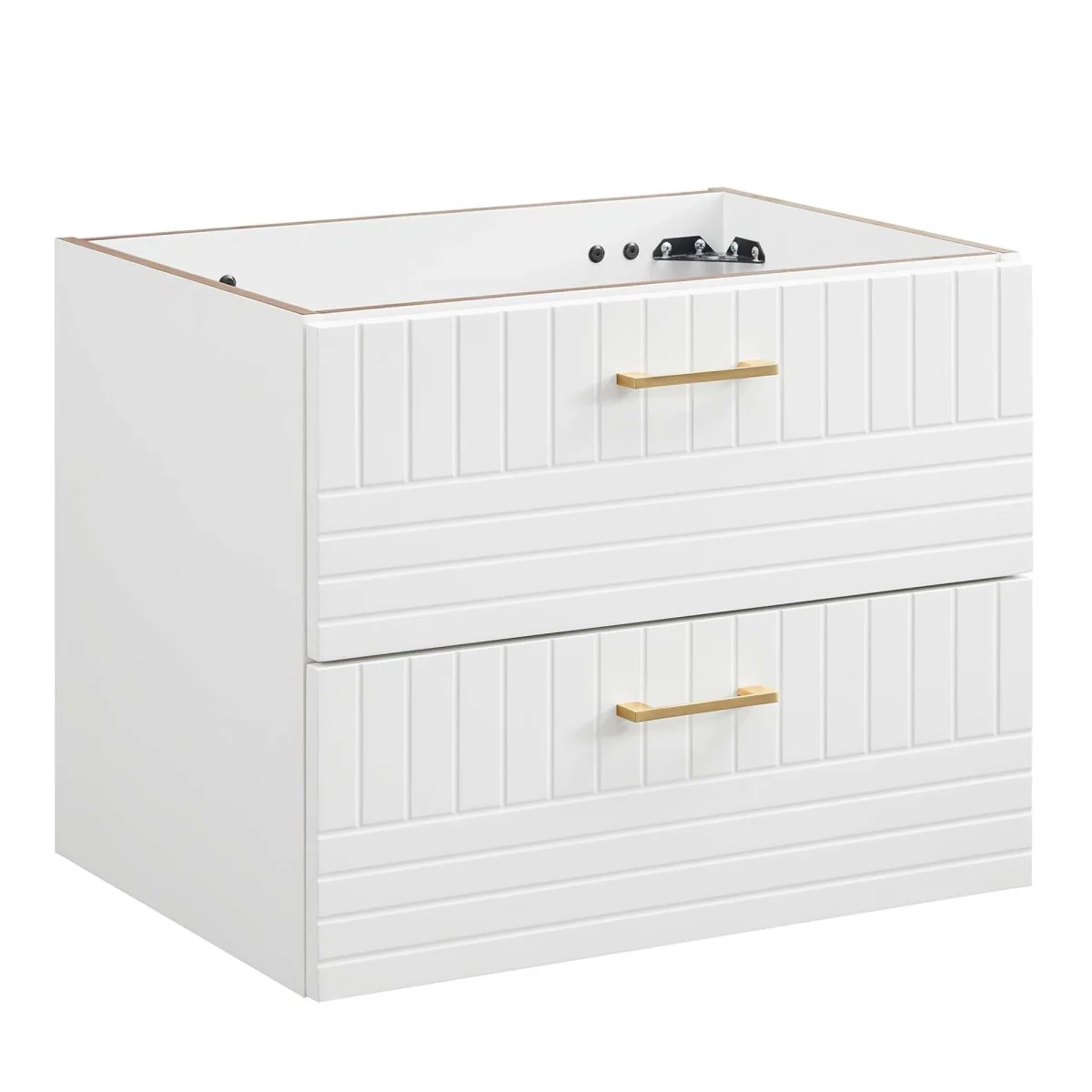 24" Modern Wall-Mount Bathroom Vanity – Sleek Contemporary Floating Vanity Cabinet - Image 28