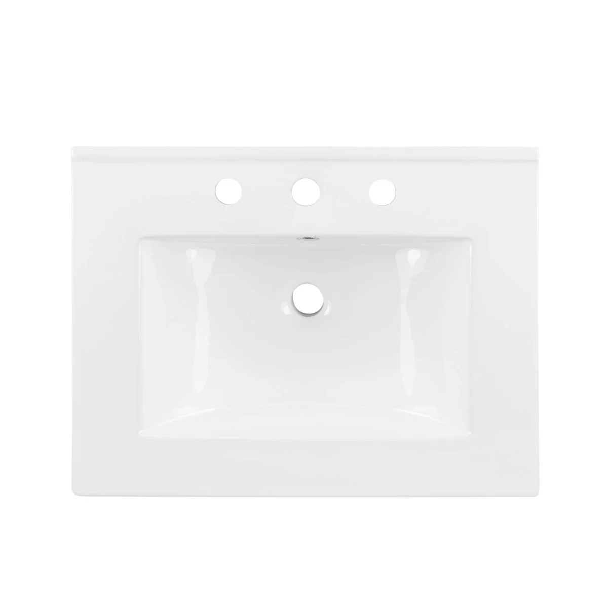 24" Modern Wall-Mount Bathroom Vanity with Sink — Floating Vanity Cabinet Basin - Image 21