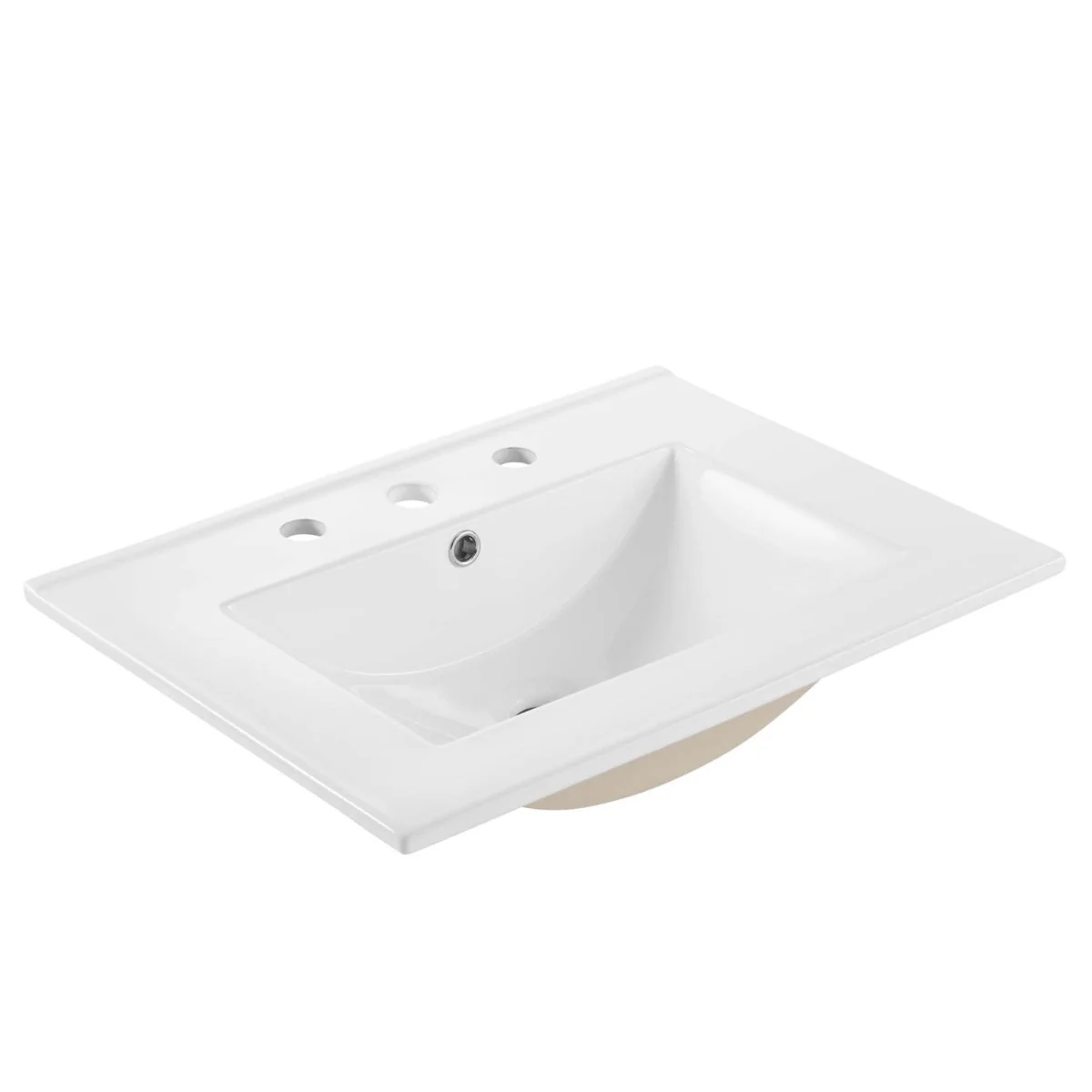24" Modern Wall-Mount Bathroom Vanity with Sink — Floating Vanity Cabinet Basin - Image 34