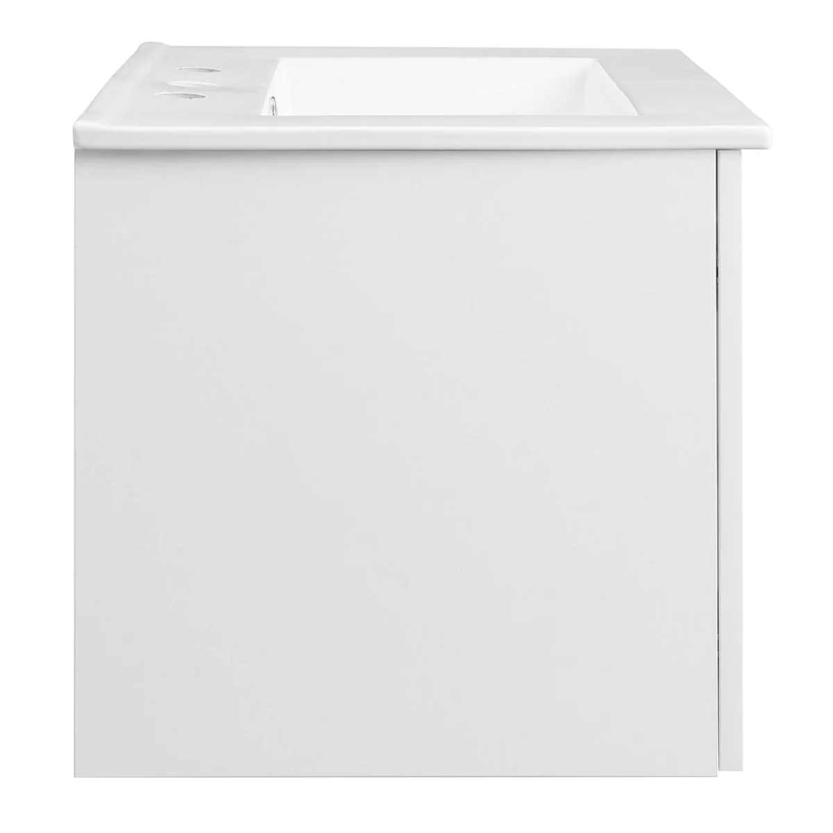 24" Modern Wall-Mount Bathroom Vanity with Sink — Floating Vanity Cabinet Basin - Image 4