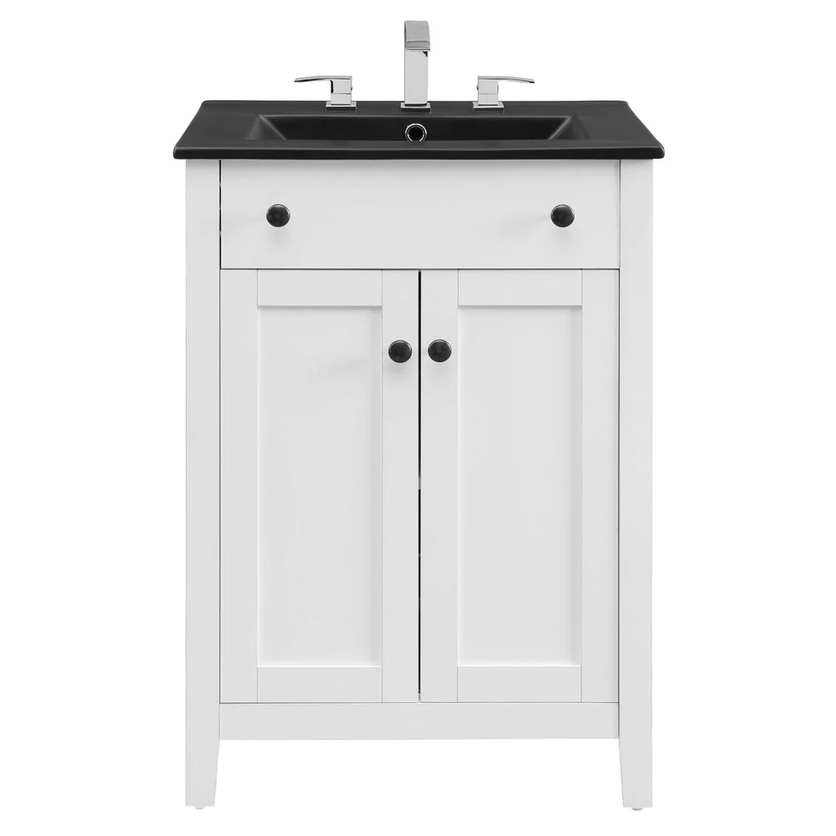 24"Modern Bathroom Vanity – Contemporary Floating Vanity with Storage Cabinets and Countertop - Image 29
